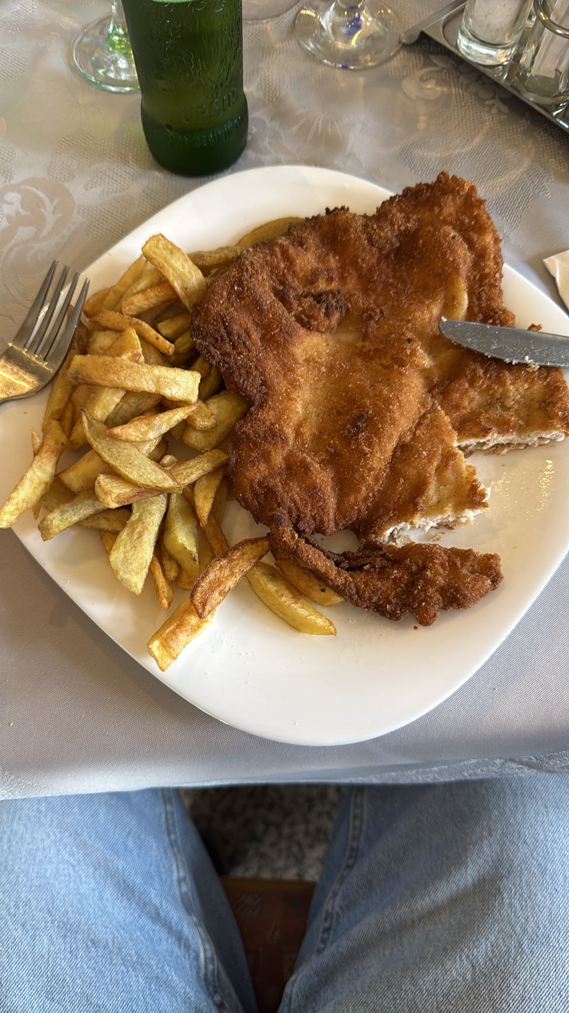 Breaded Cutlet and Fries