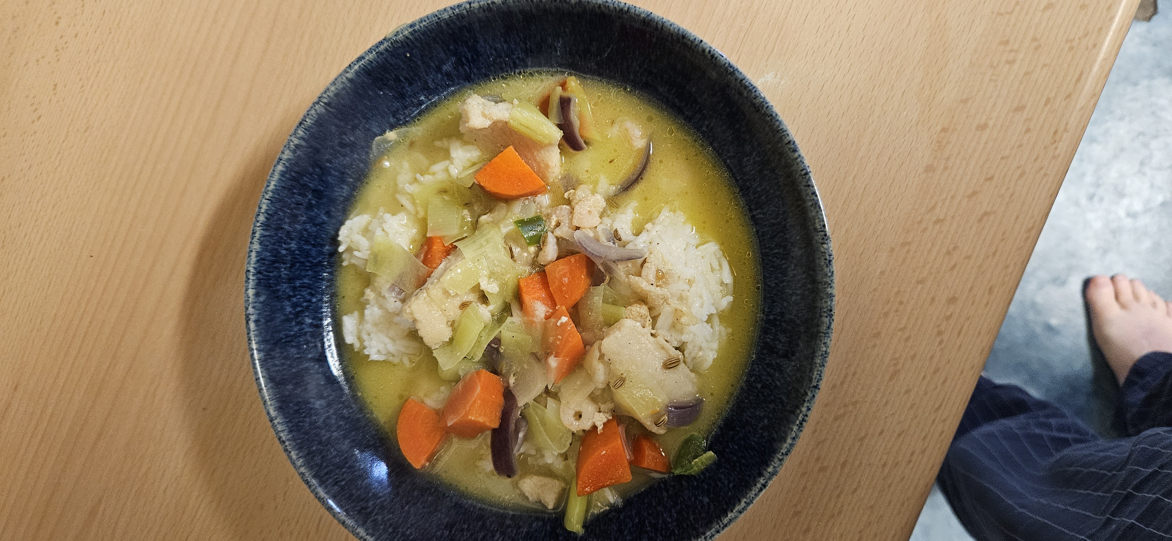 White Fish Rice Soup