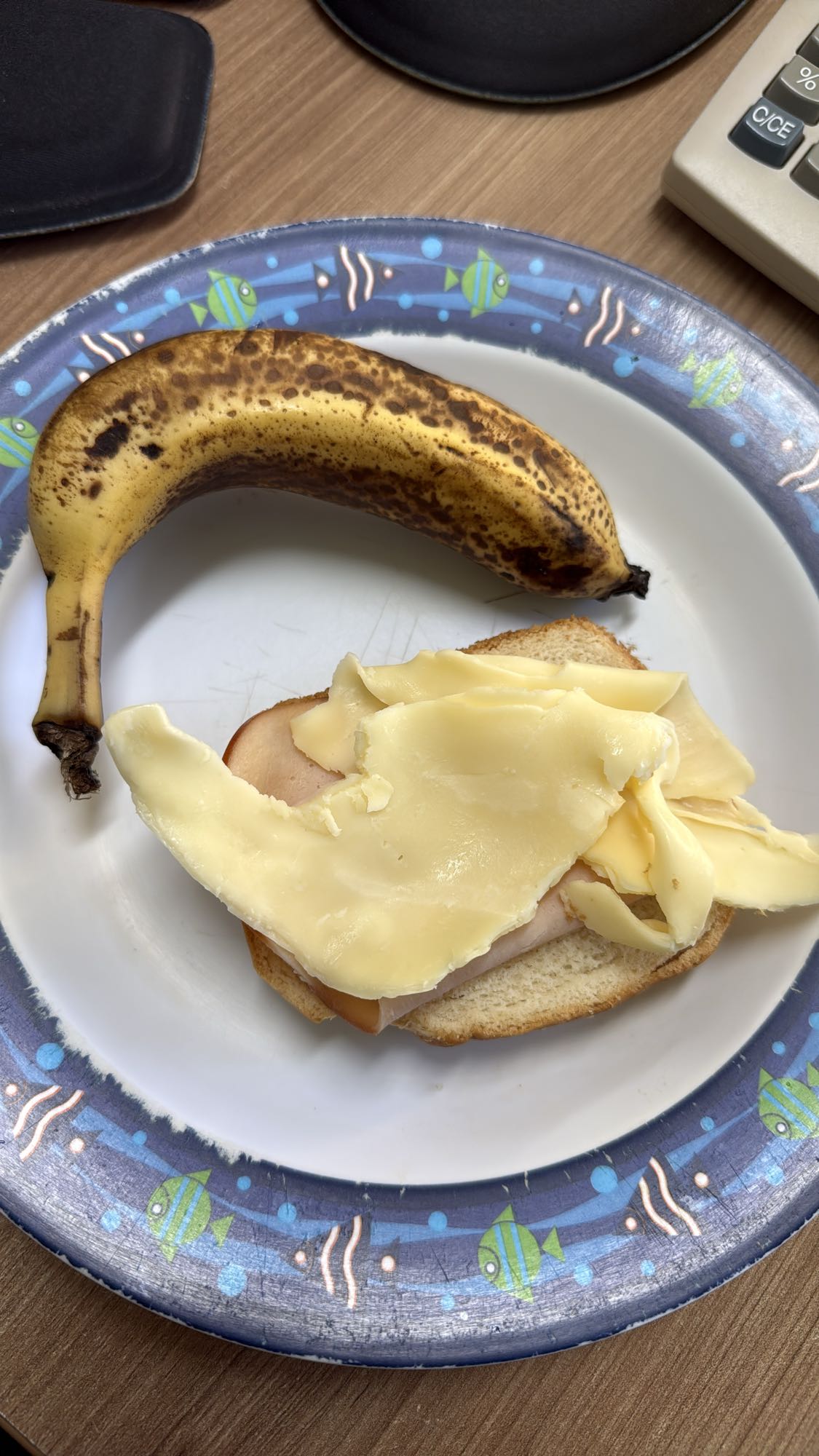 Sanduíche com banana