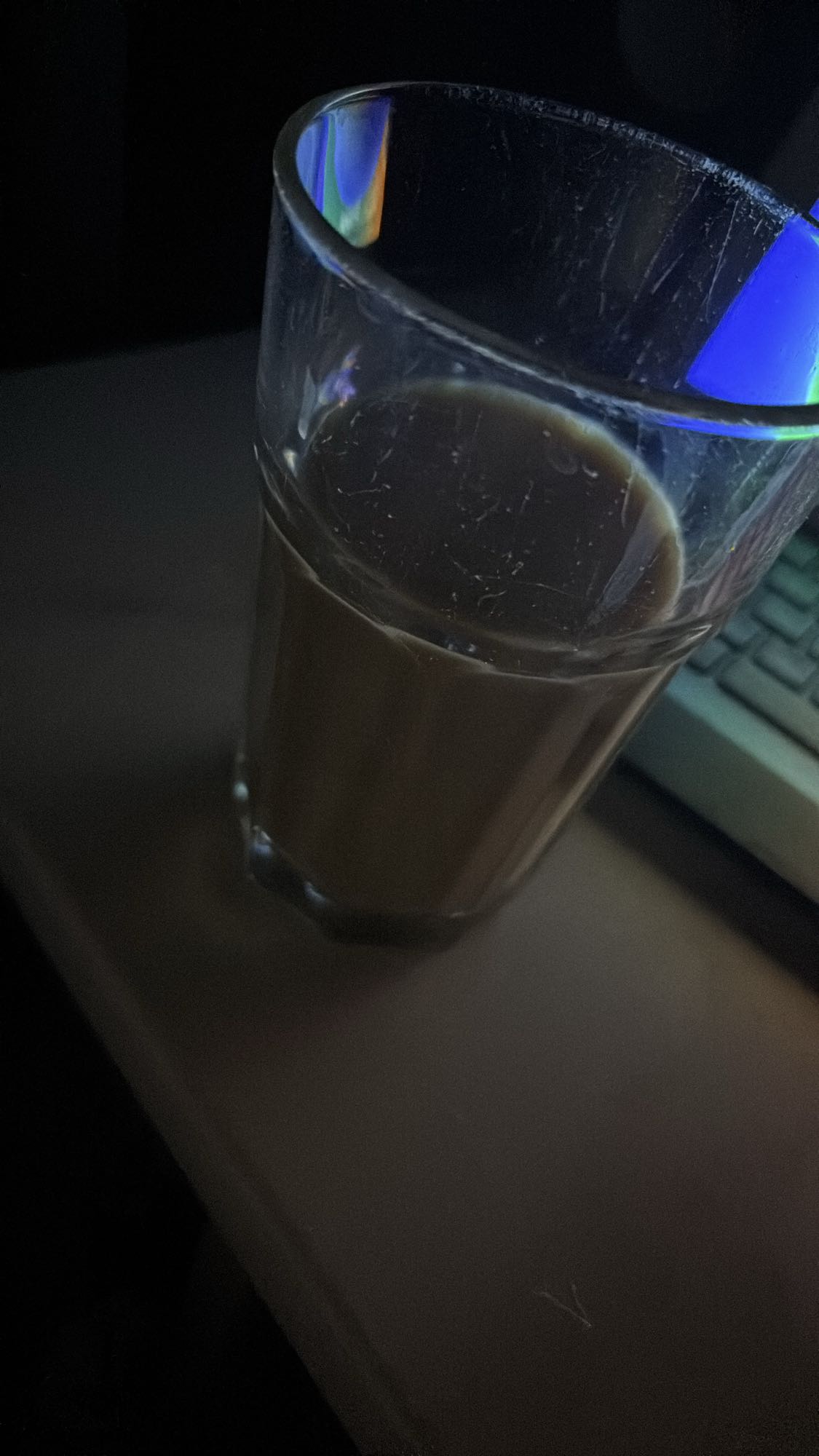 Iskaffe med mjölk