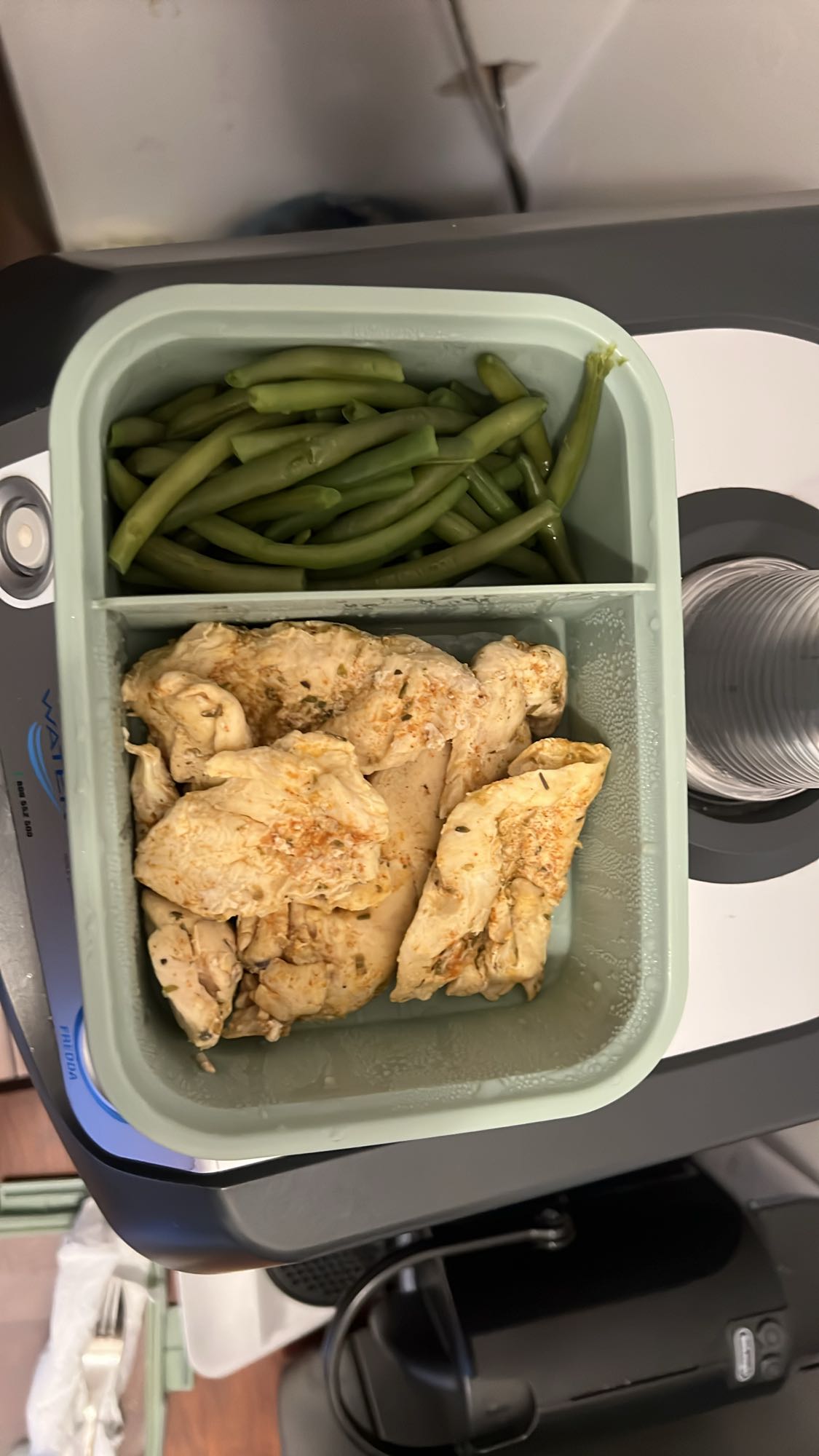 Pollo e fagiolini