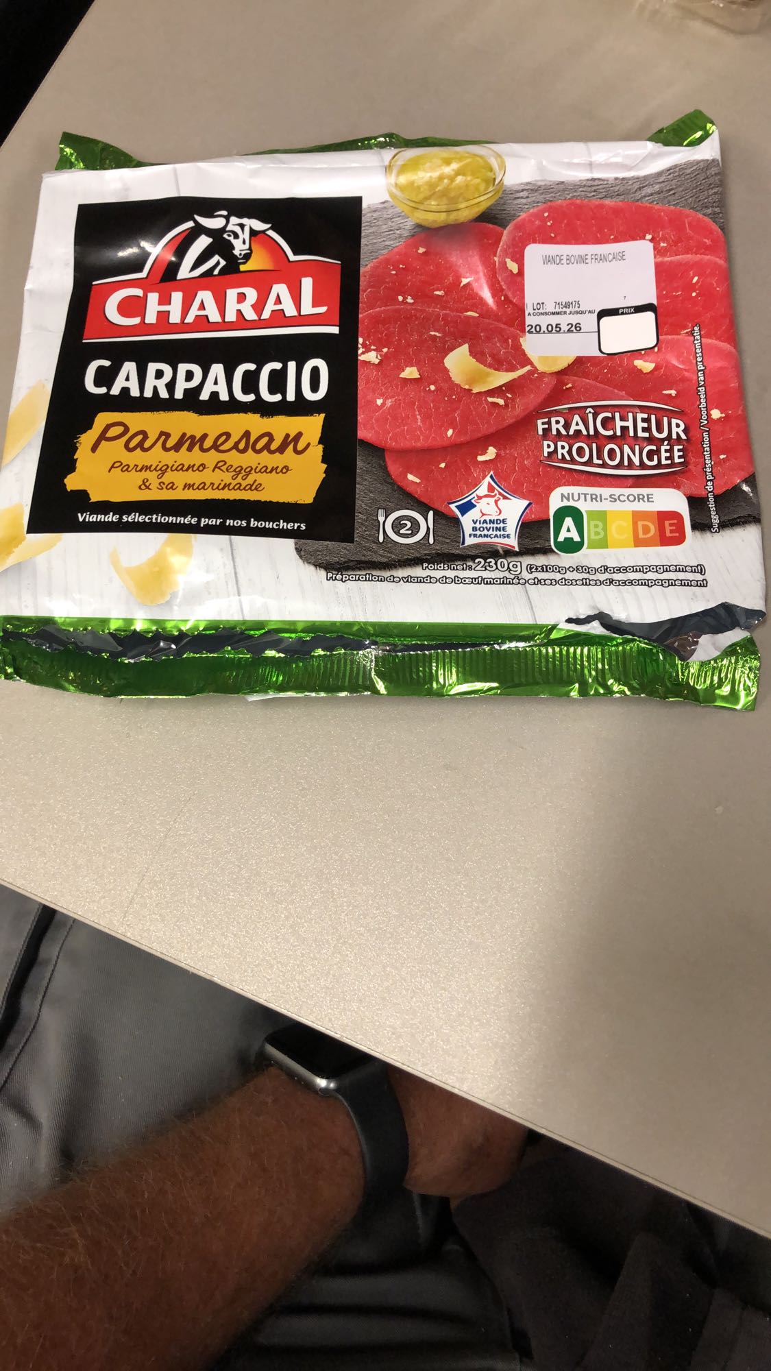 Carpaccio parmesan