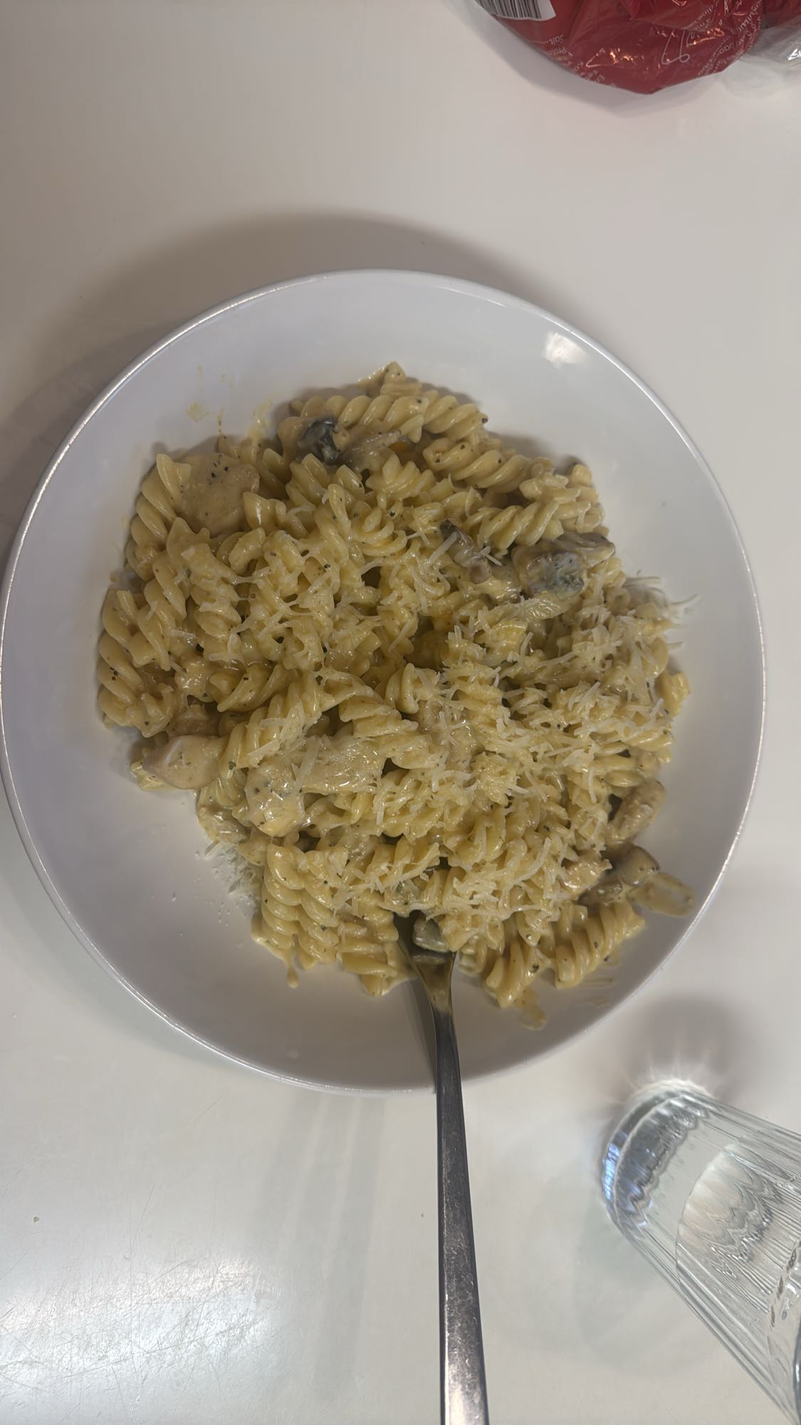 Krämig kycklingpasta