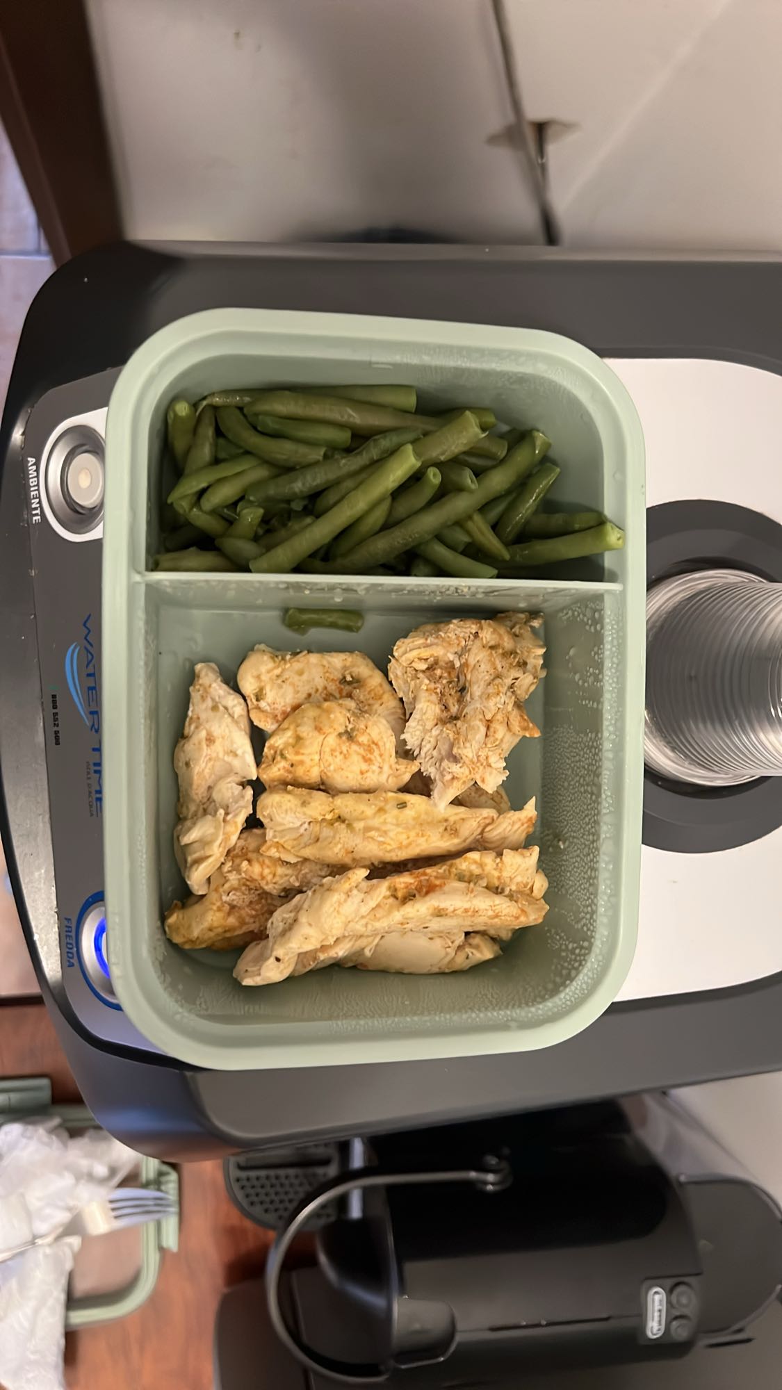 Pollo e fagiolini
