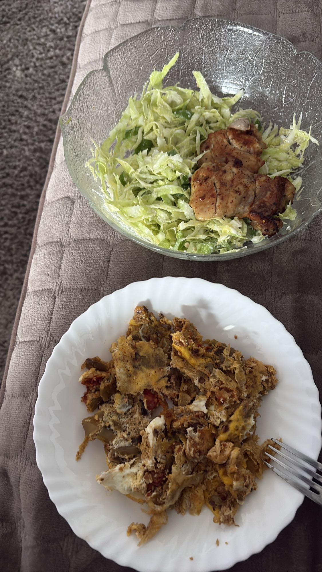 Kylling og eggsalat