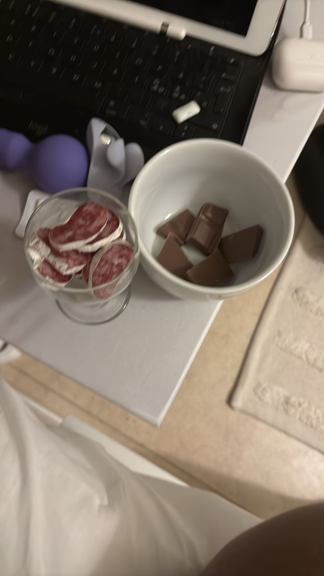 Choklad och salami