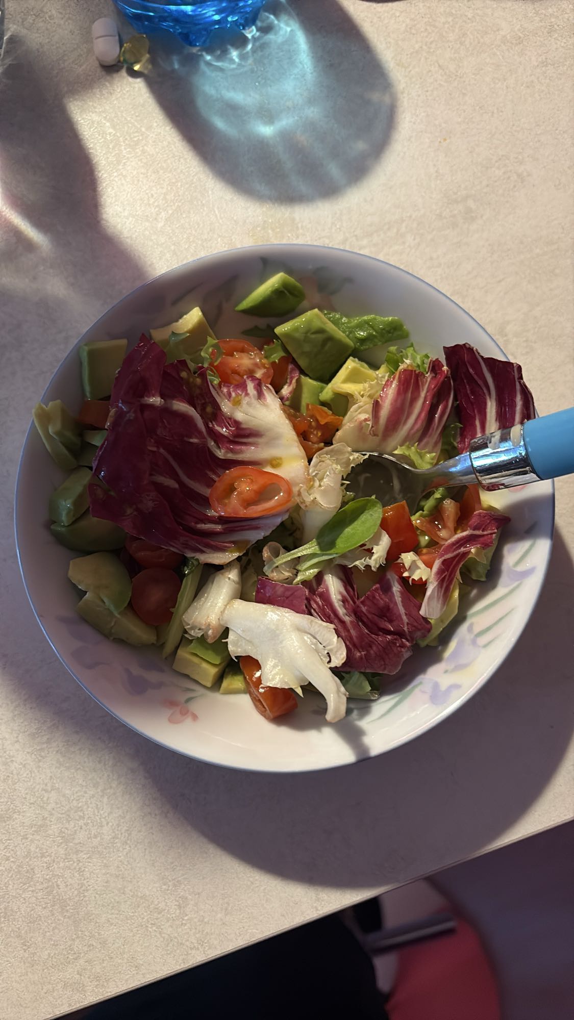 Salade avocat tomate