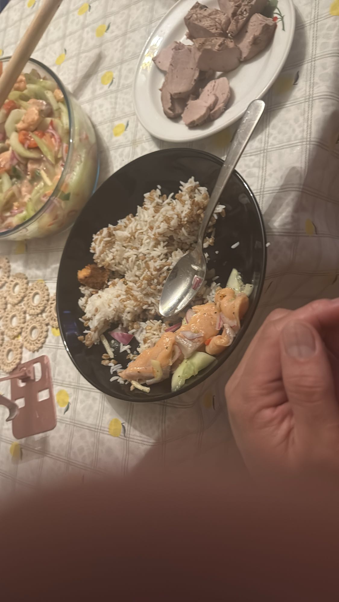 Ris med fläskfilé