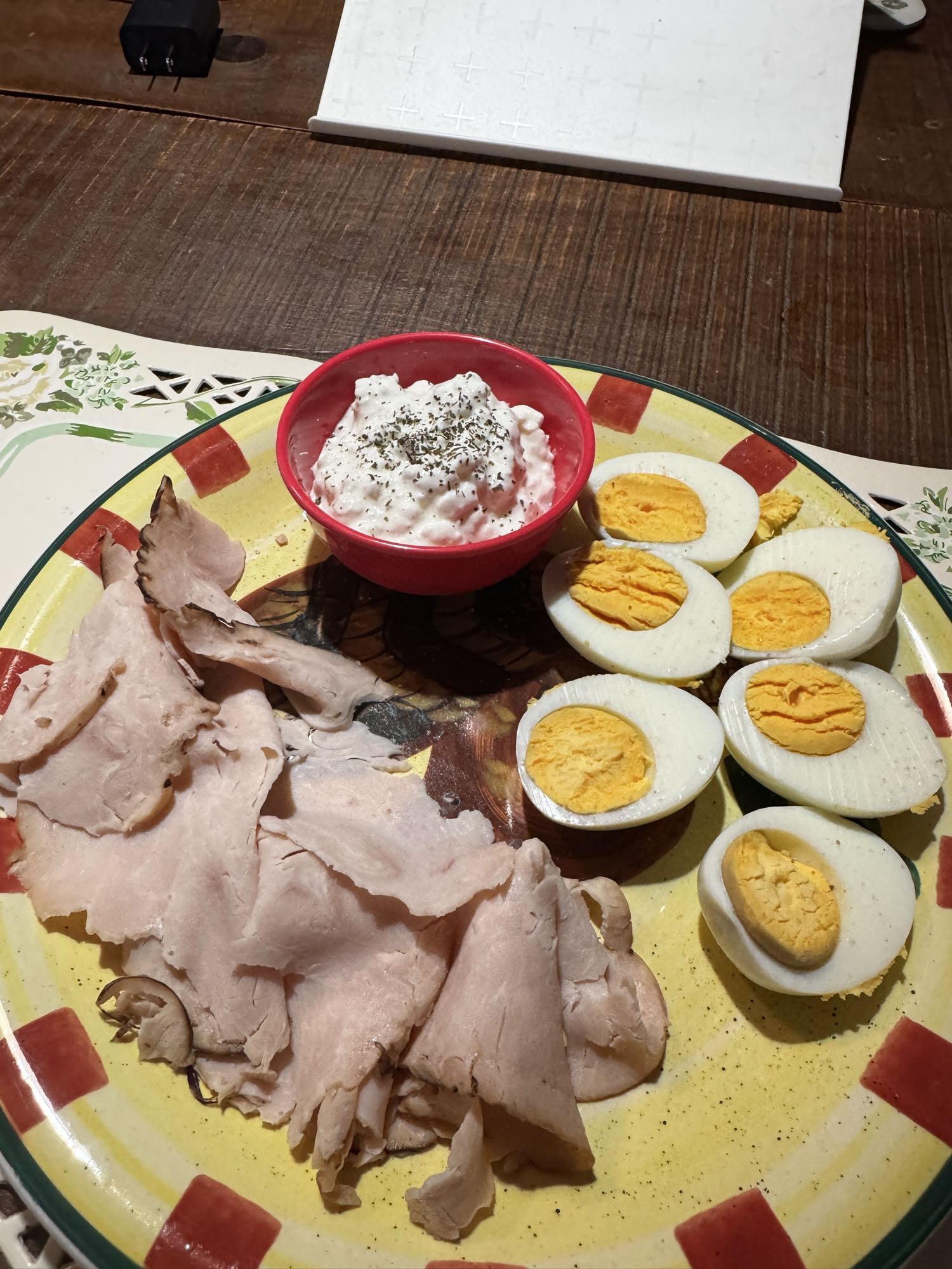 huevos con pavo