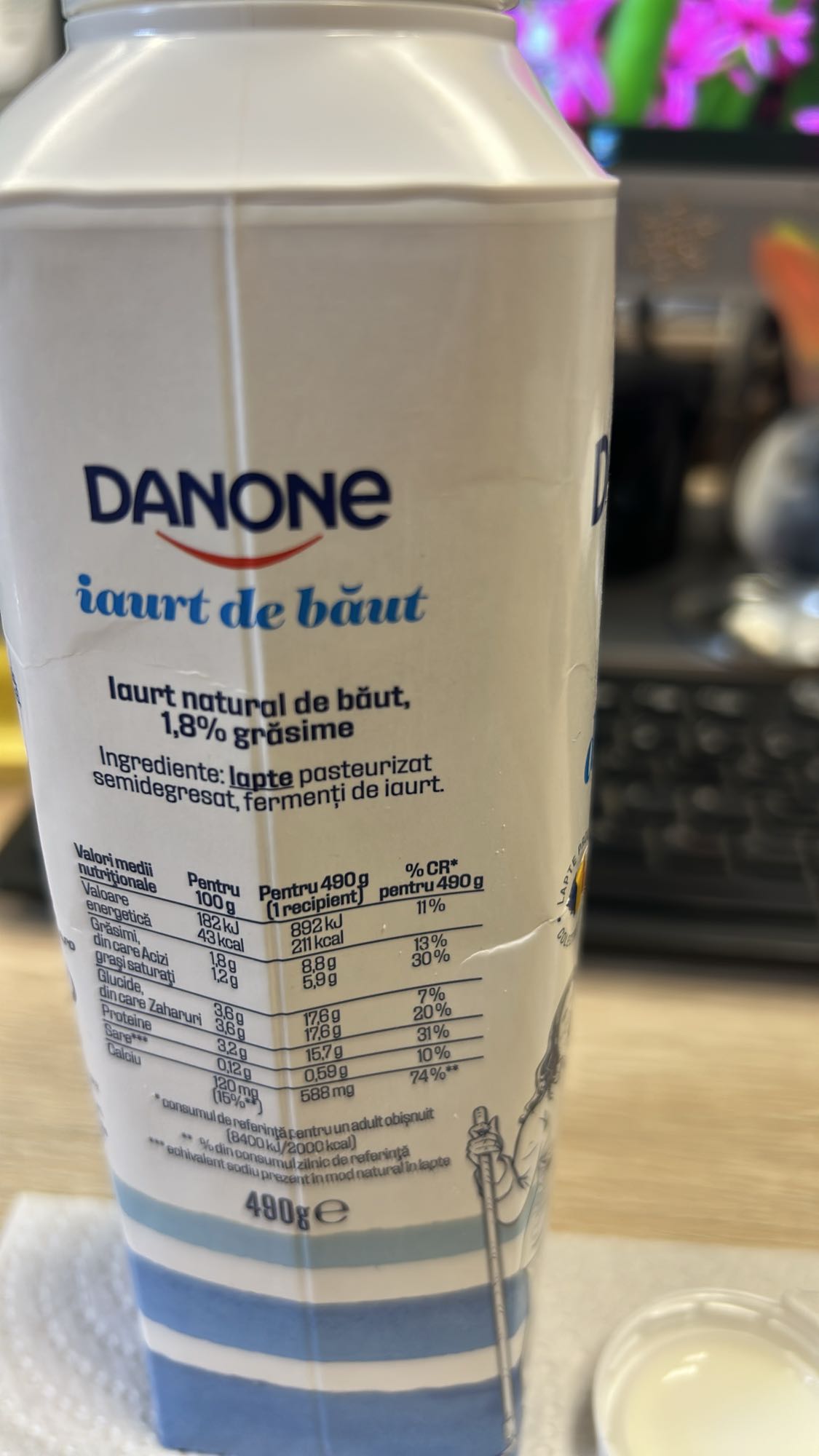 Iaurt natural de băut