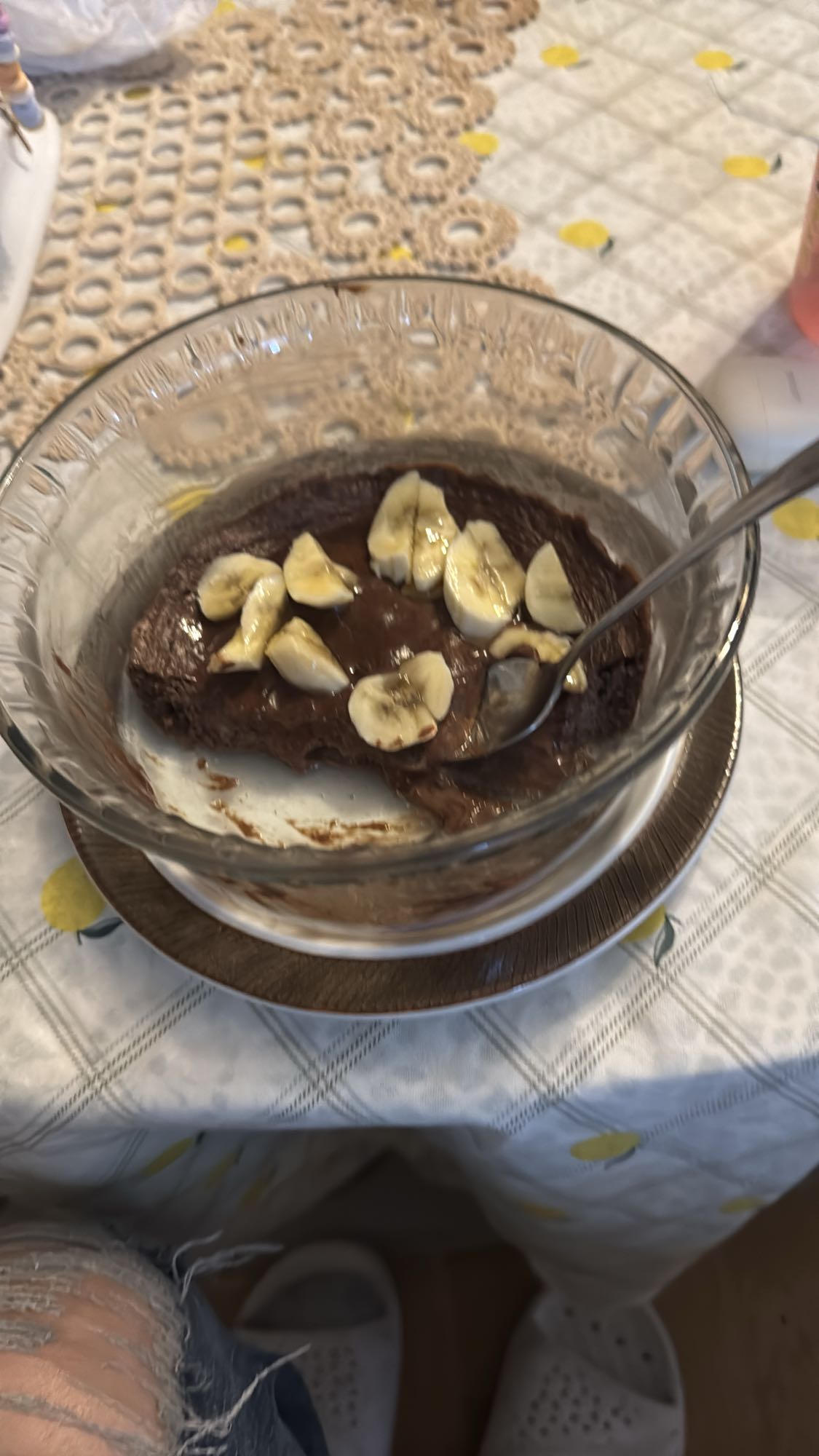 Chokladkaka med banan