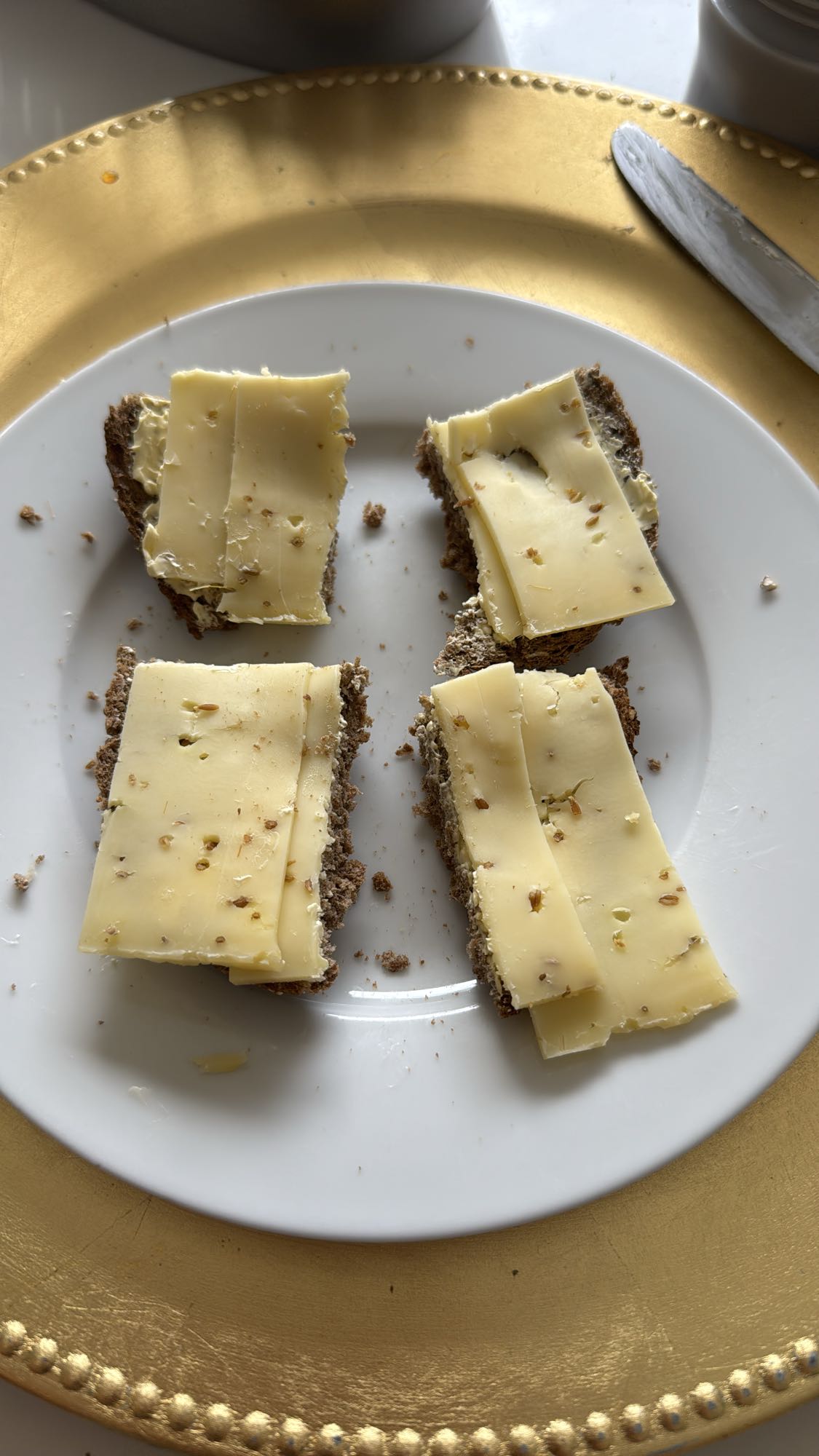 Roggebrood met kaas