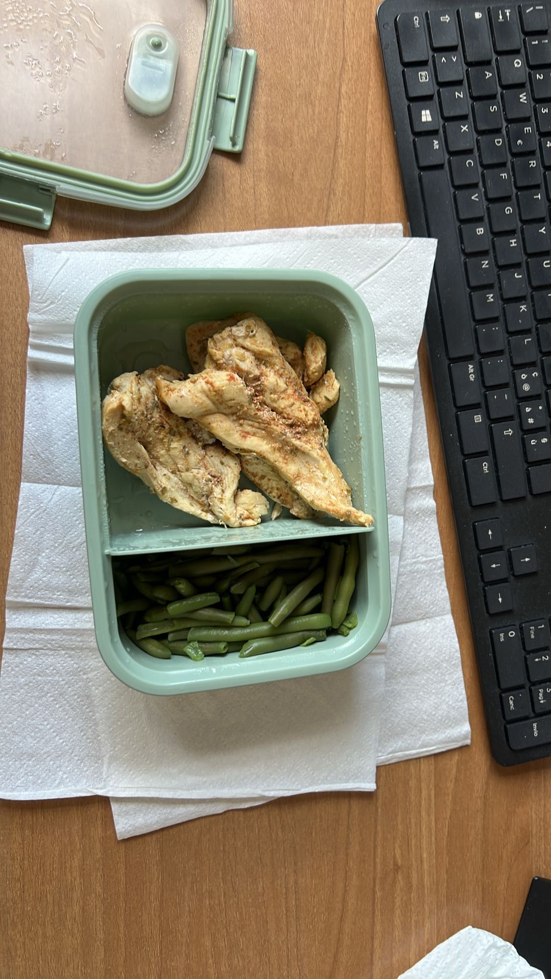 Pollo e fagiolini