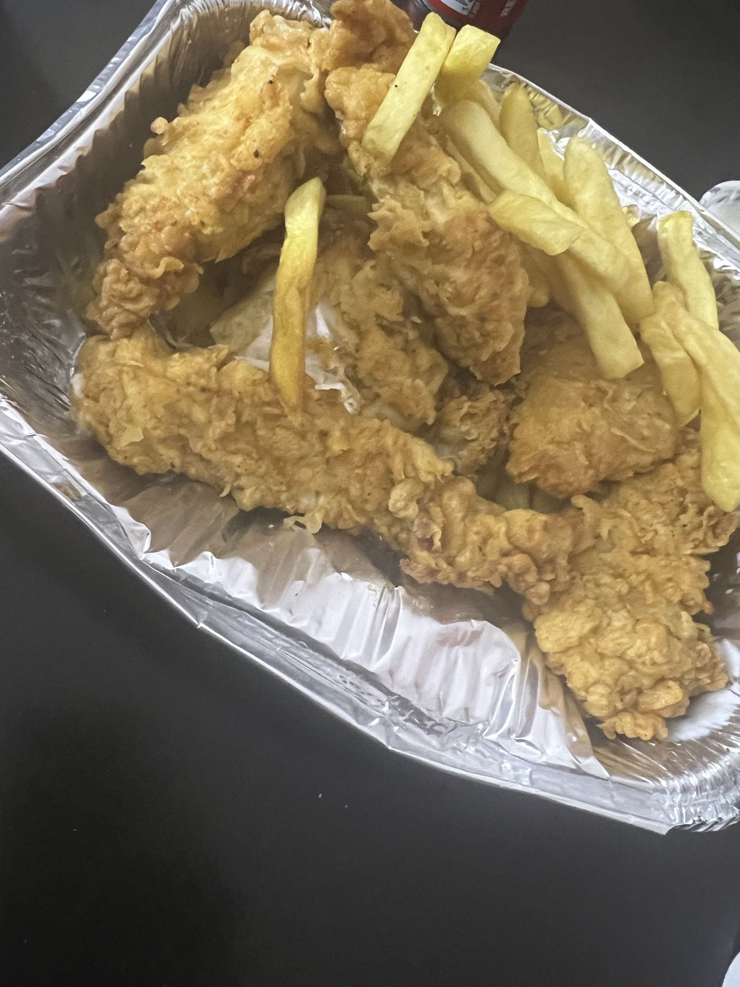 Fried Chicken and Fries