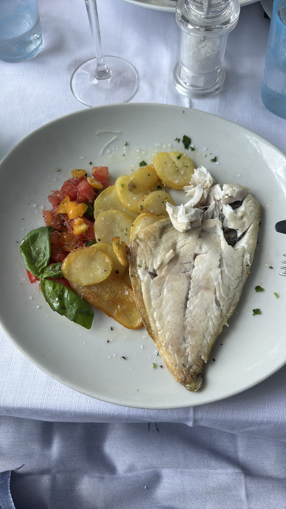 White Fish with Potatoes