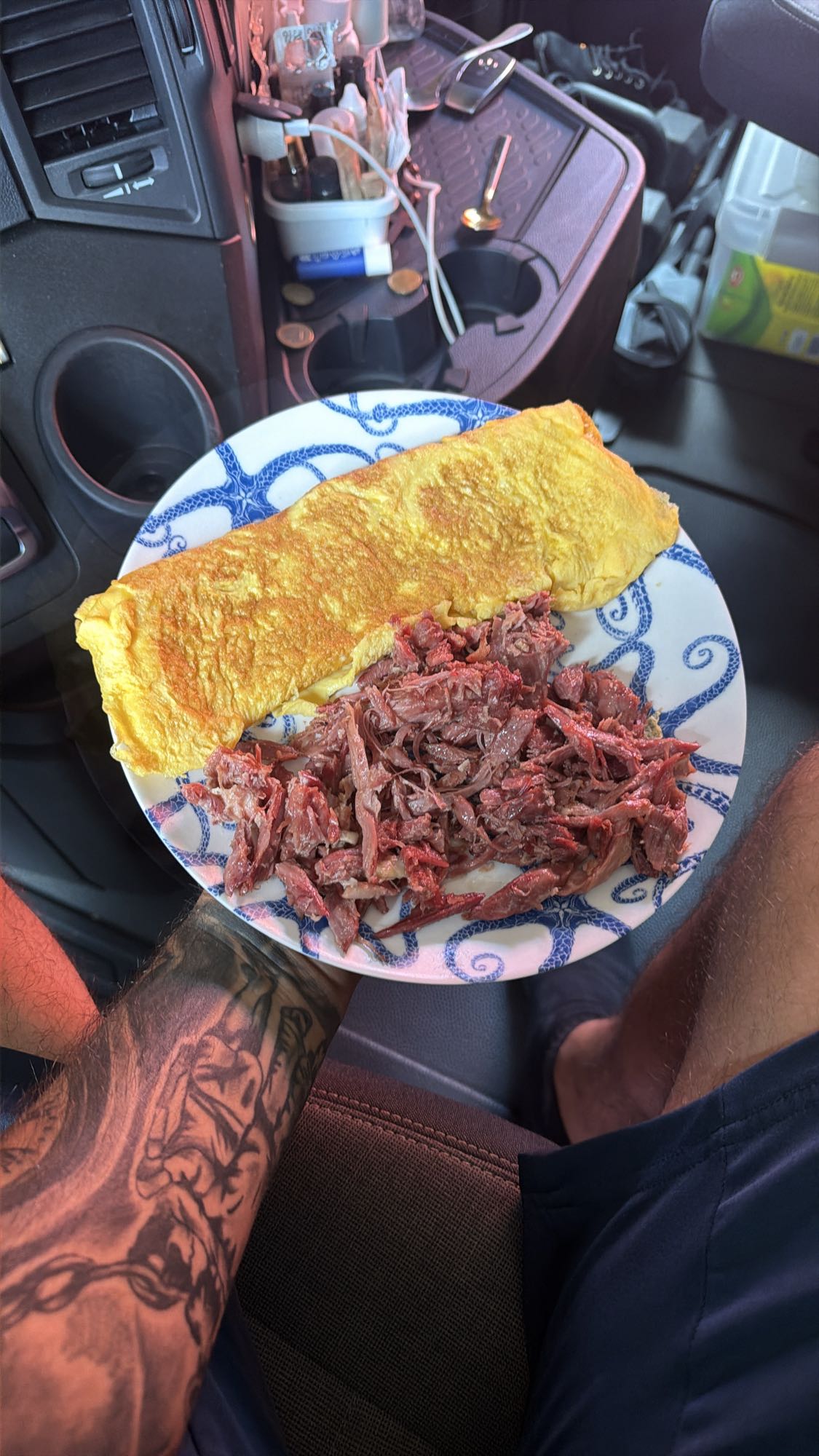 Omletă cu carne de vită