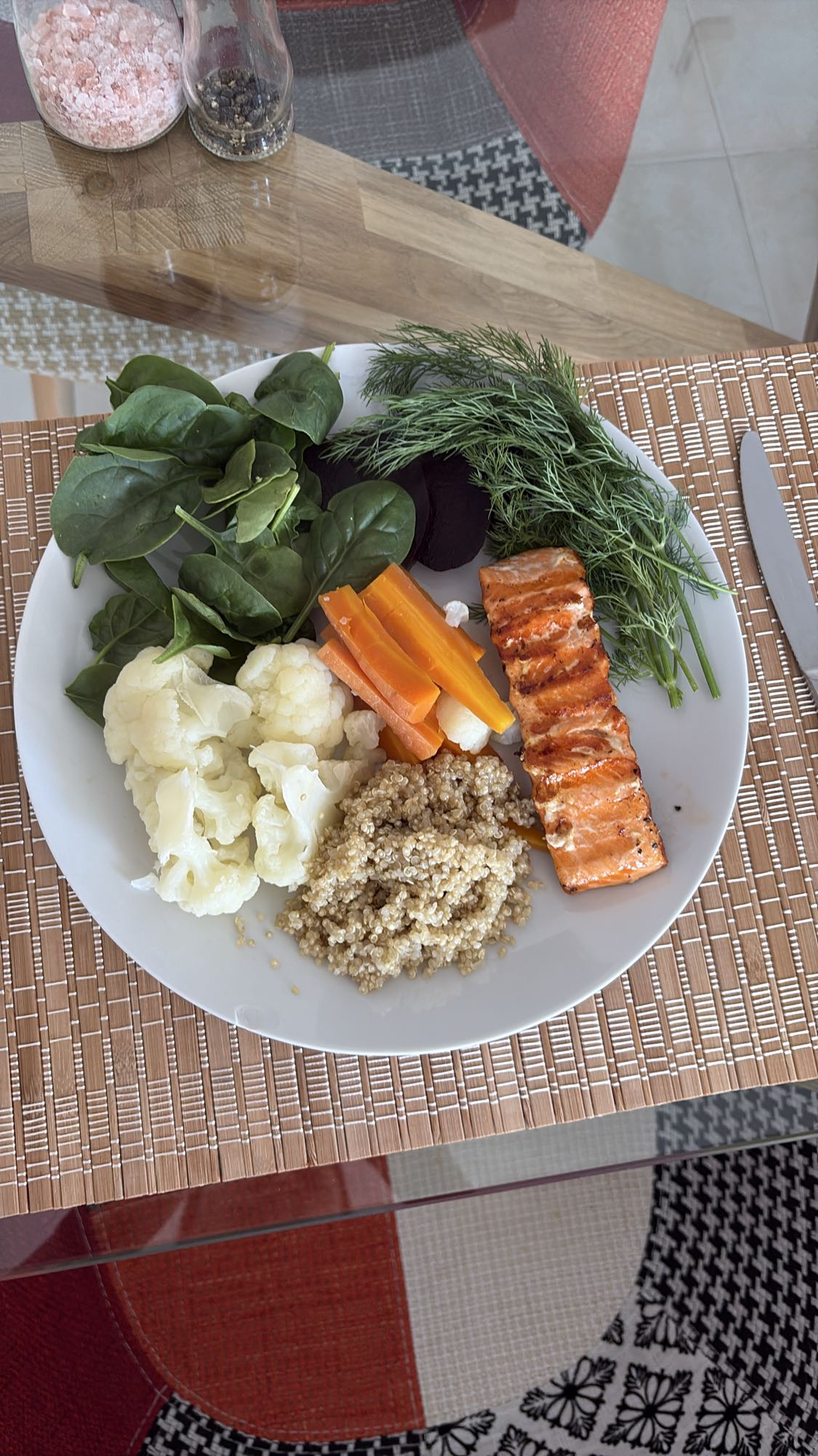 Salmon Quinoa Plate