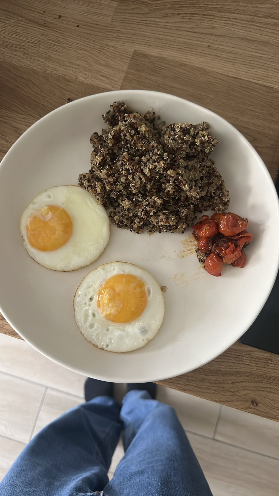 Quinoa aux oeufs