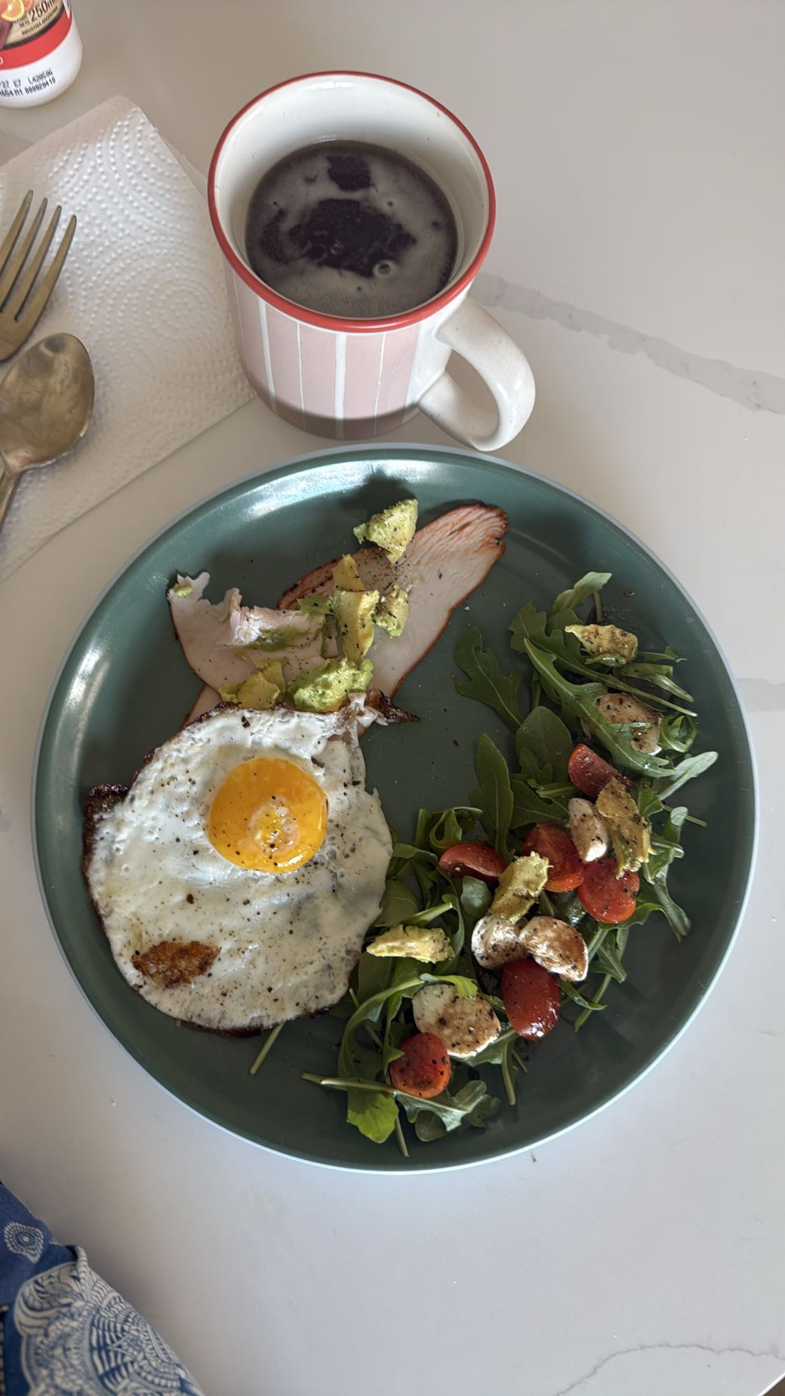 Egg Turkey Salad Plate