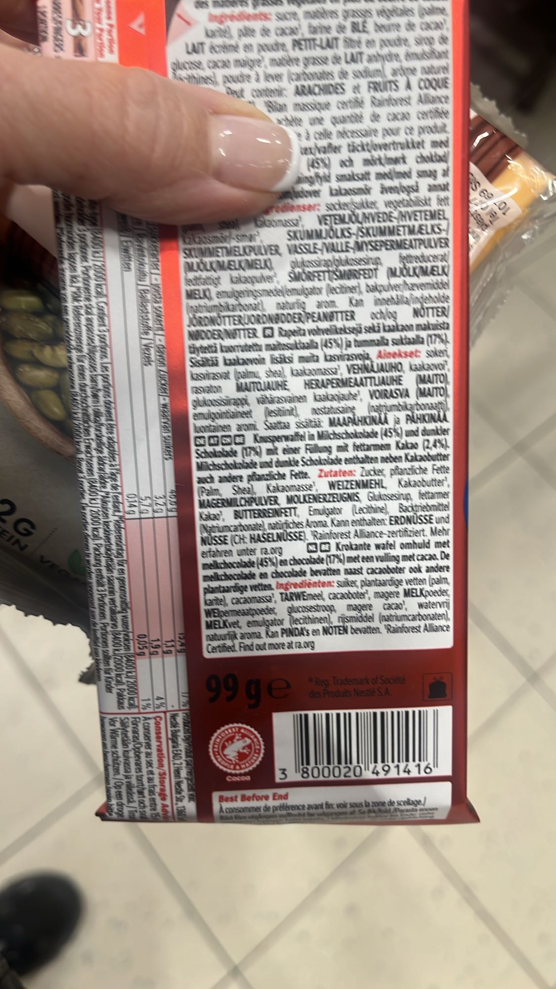 Krispig chokladkaka