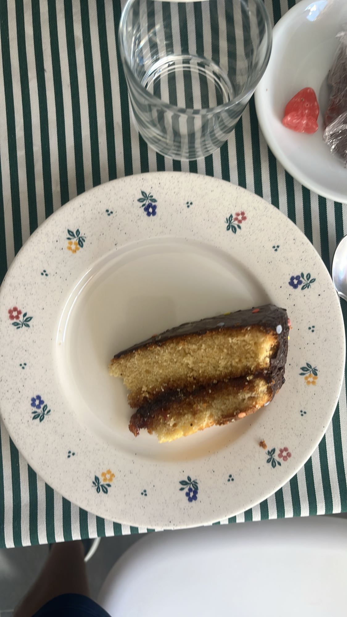 bizcocho con chocolate