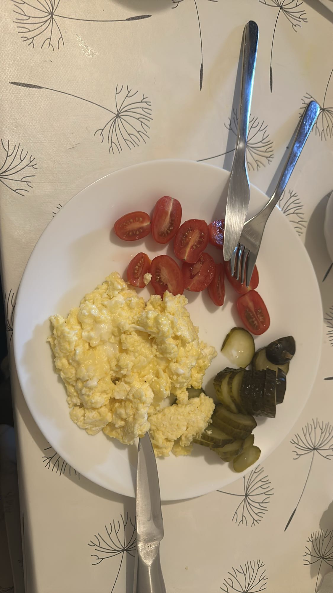 Scrambled Eggs Plate