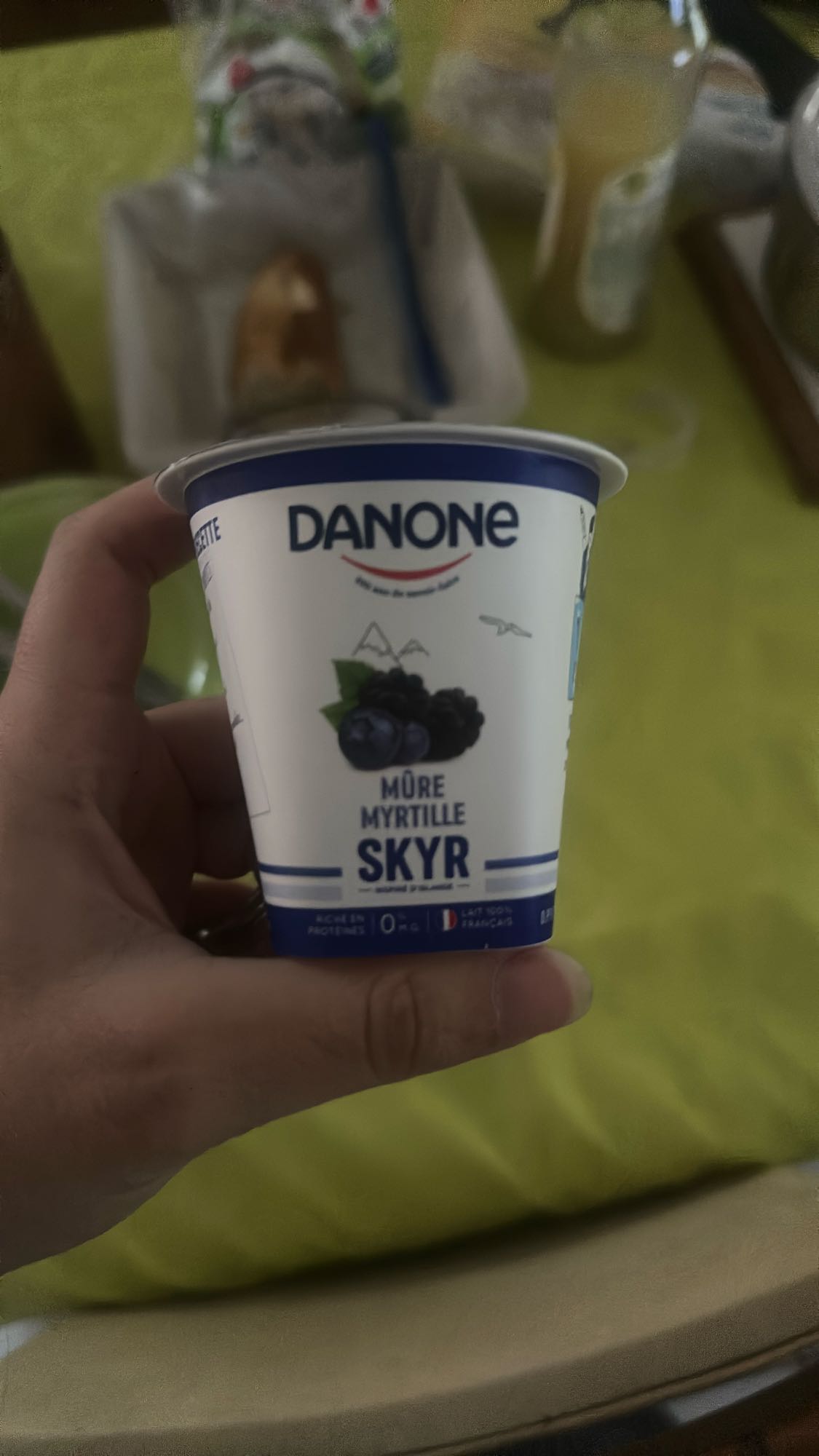 Skyr myrtille