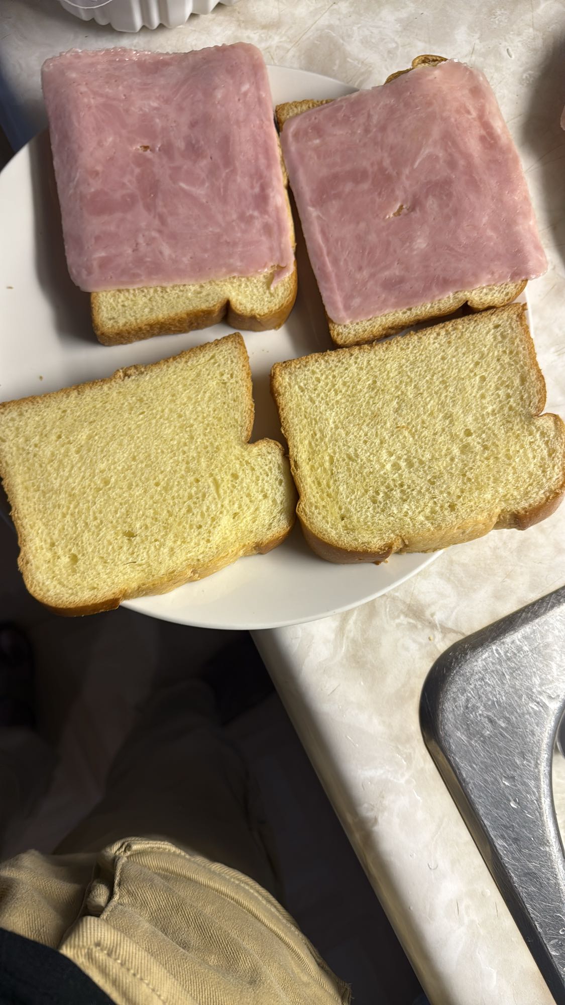 Sandwichs au jambon
