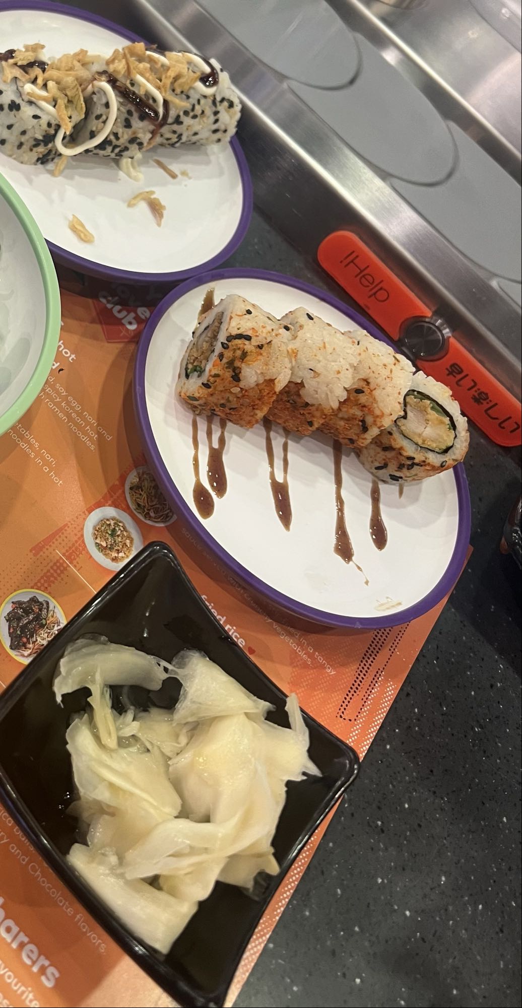 Sushi Rolls with Ginger