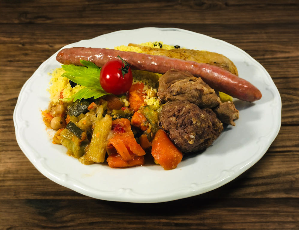 Couscous merguez viande