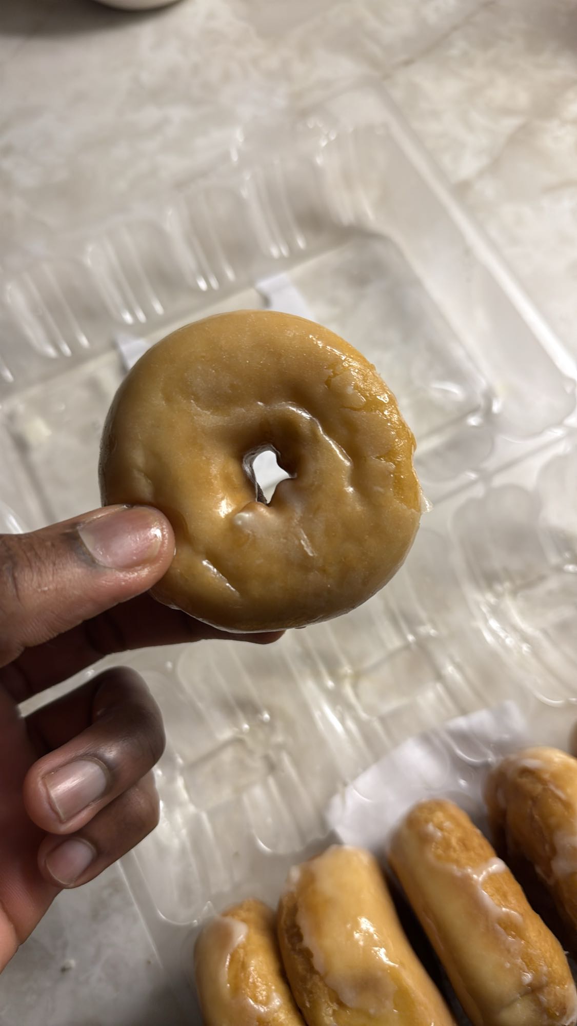Donut glacé