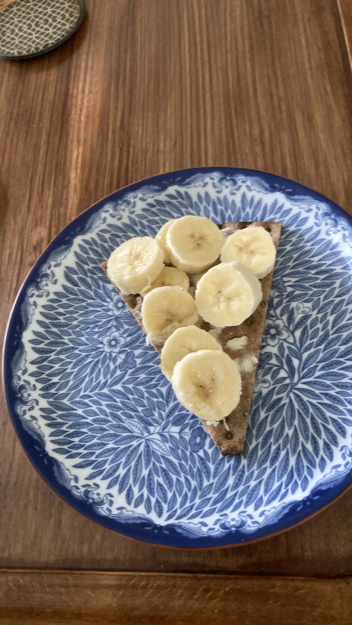 Knäckebröd med banan
