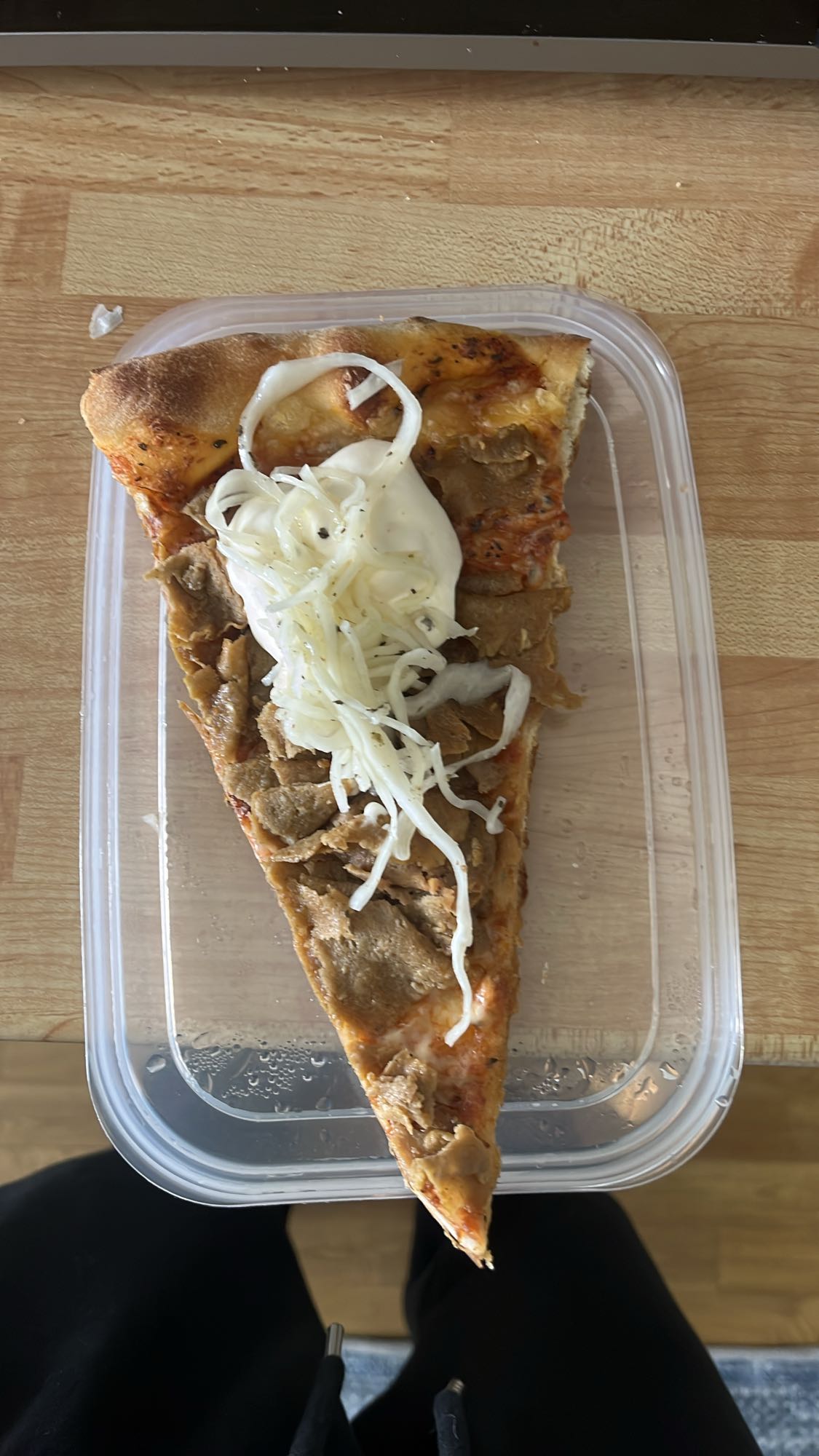 Doner Pizza Slice