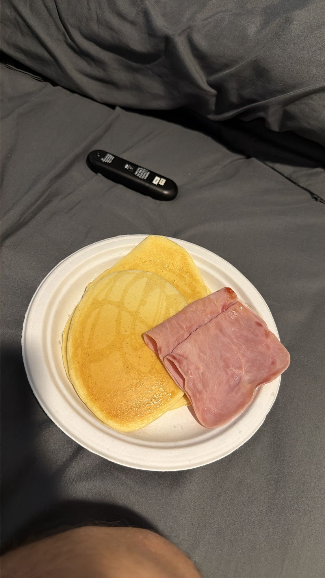 panqueque de proteina con jamon