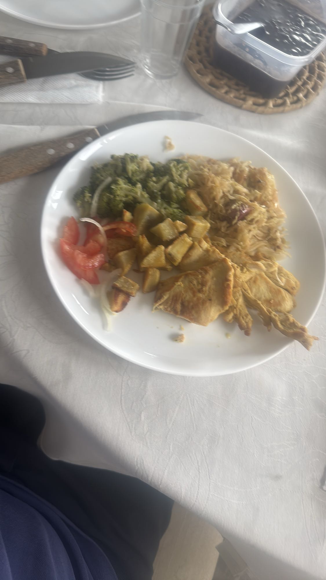 Frango com legumes