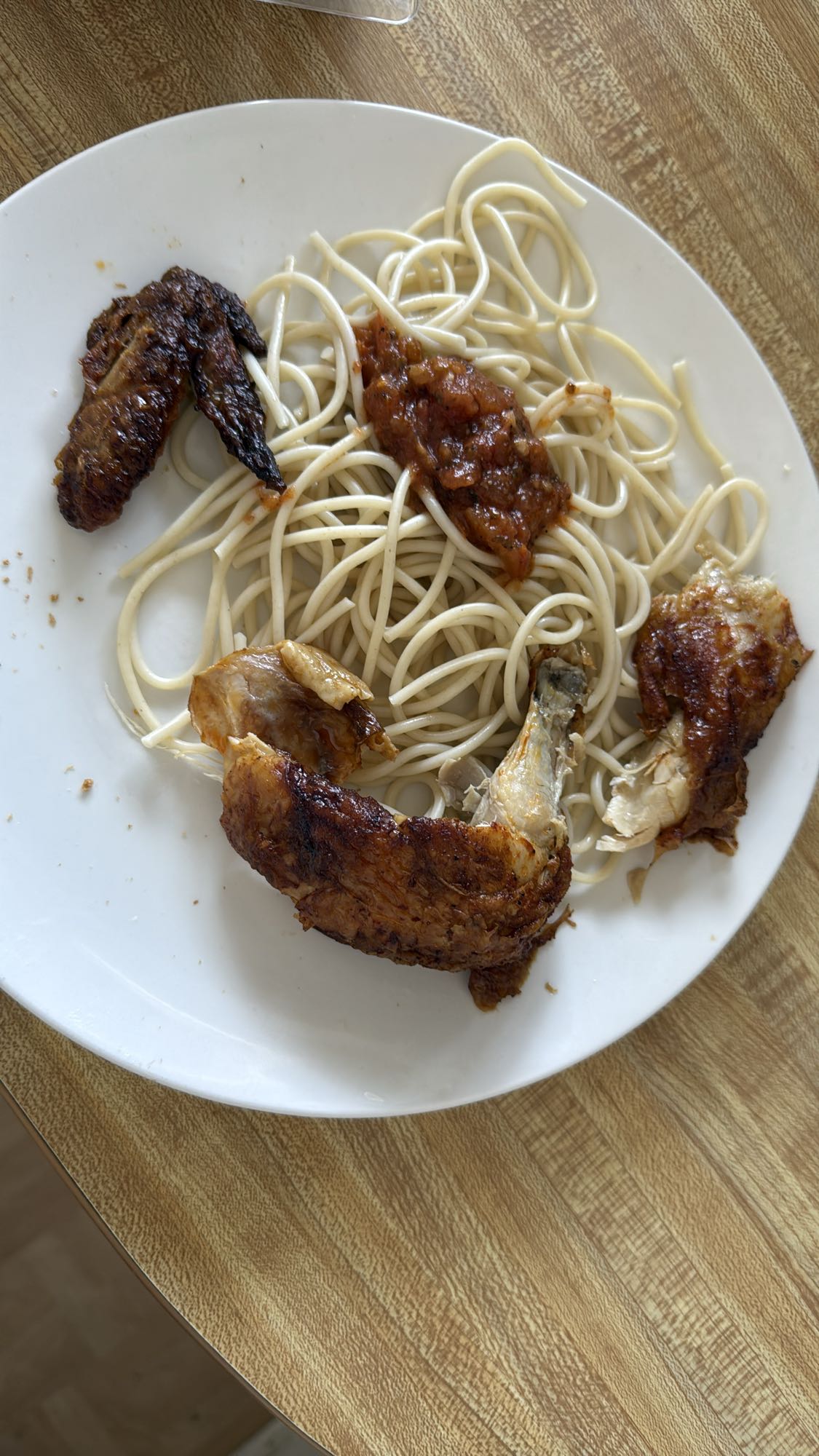 Spaghetti au poulet