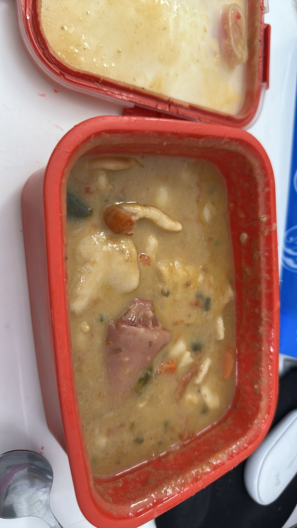 Soupe crémeuse au poulet