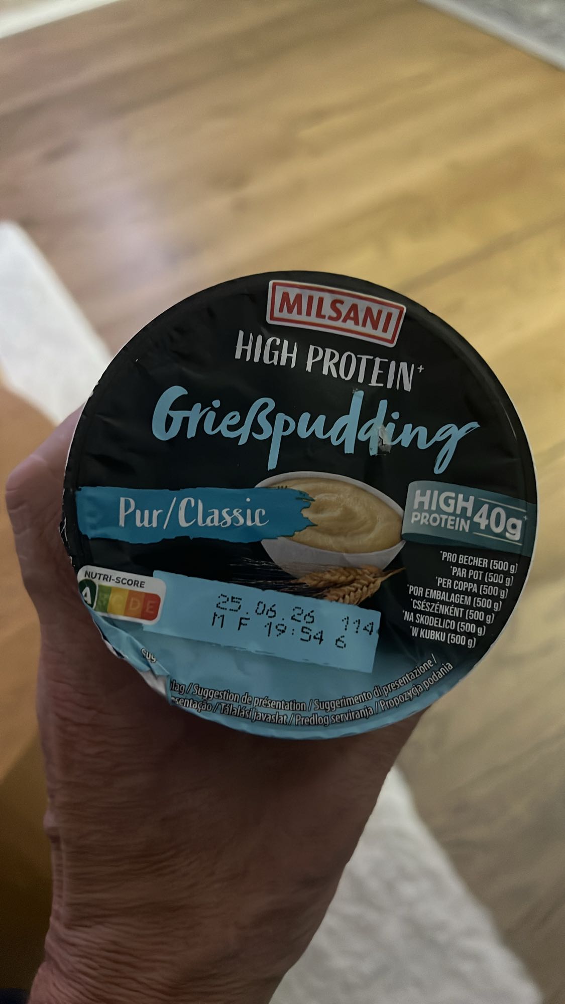 Pudding grysikowy proteinowy
