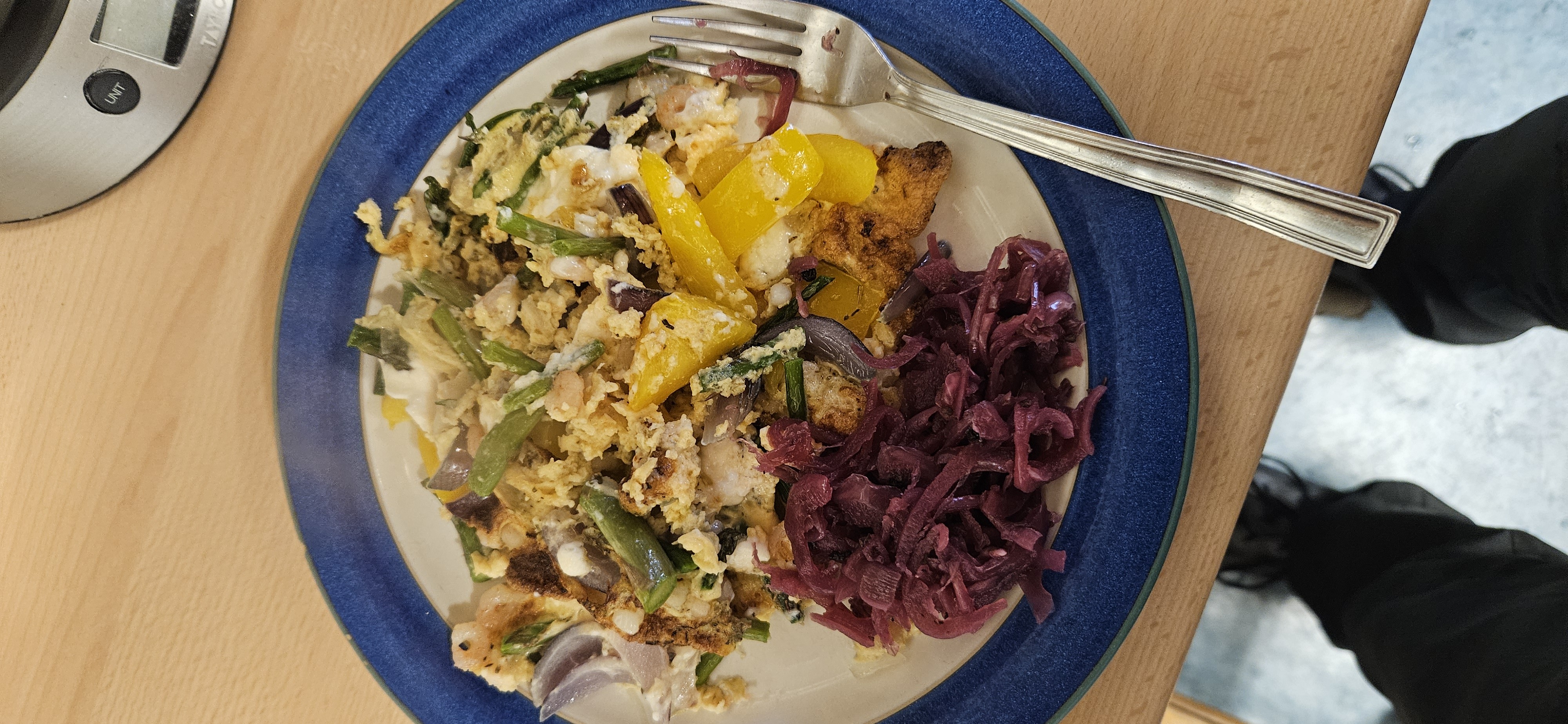 Veg Egg Bake Plate
