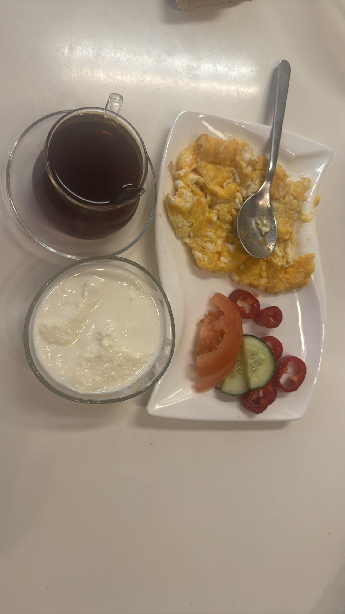 Ägg med yoghurt