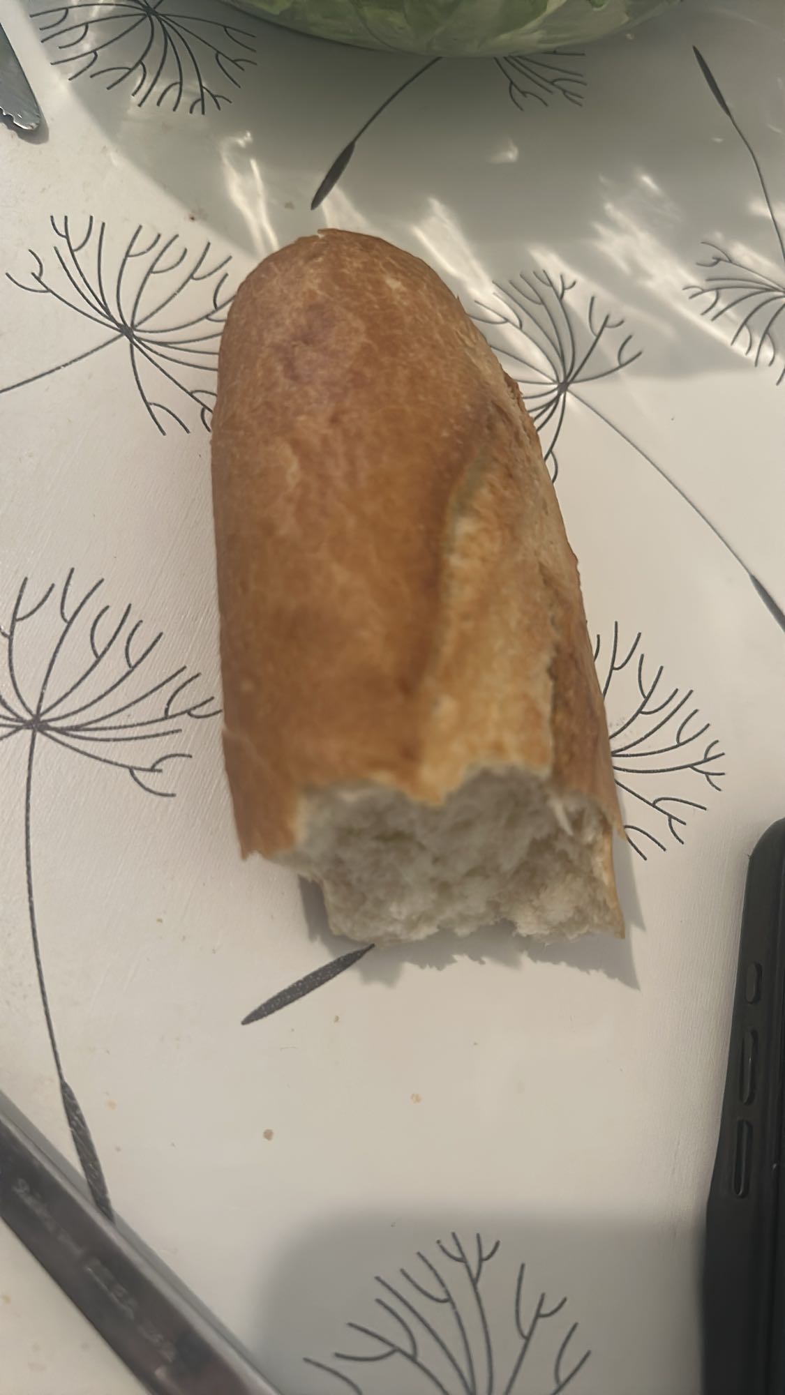 White bread roll