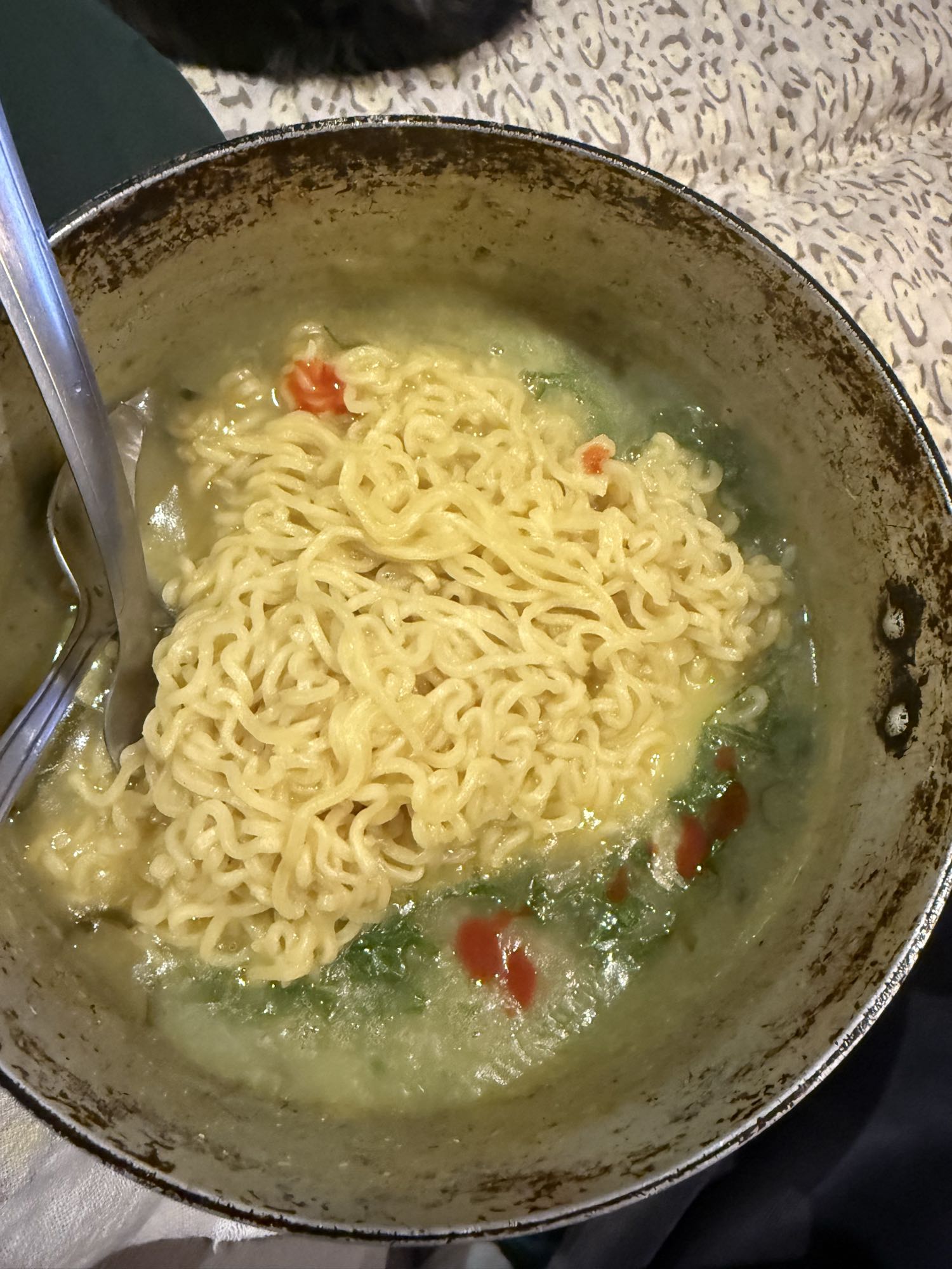 Miojo com caldo