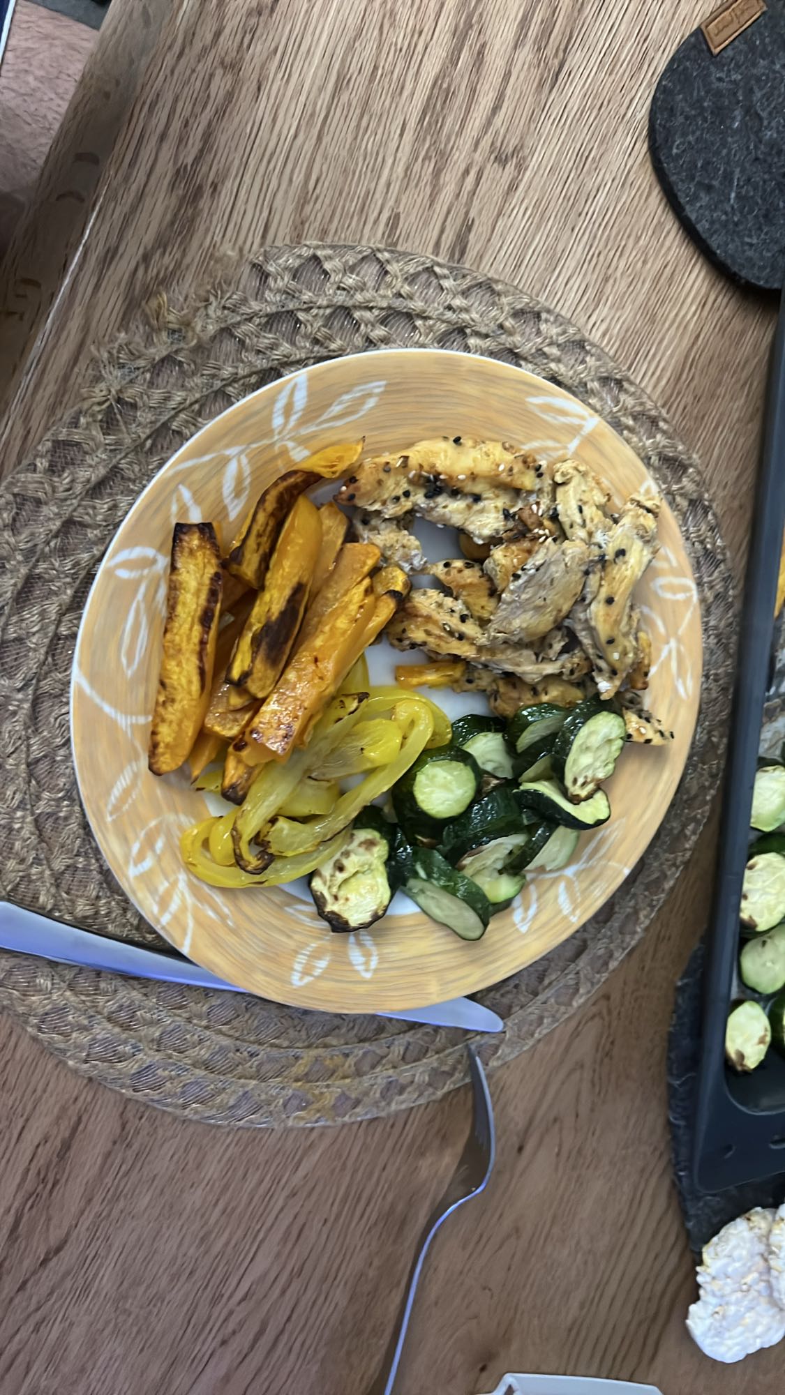 Pollo e verdure arrosto