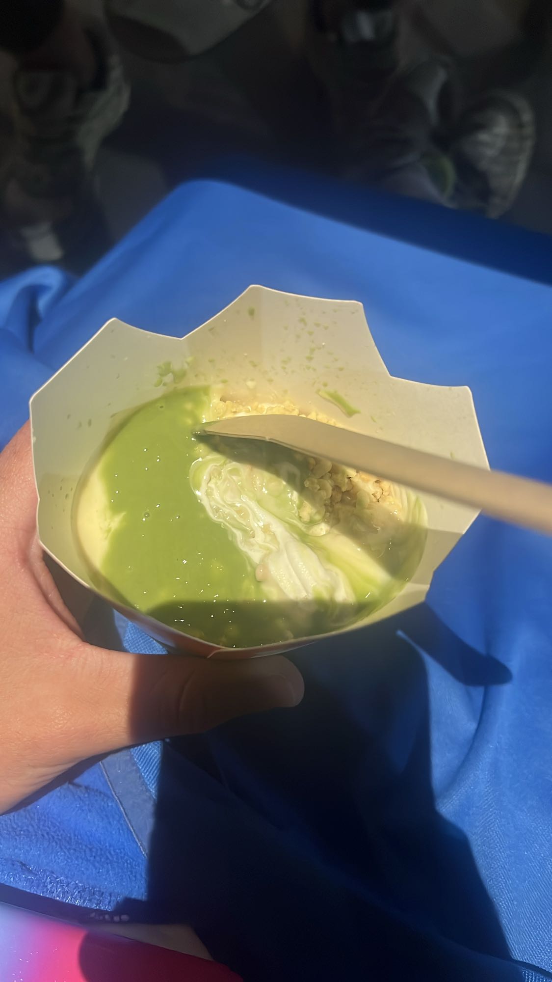 helado de matcha