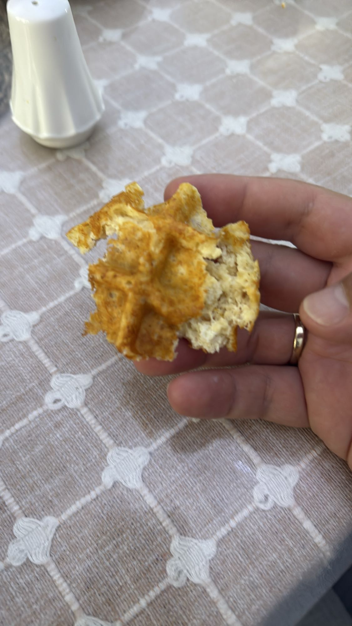 Кусок вафли