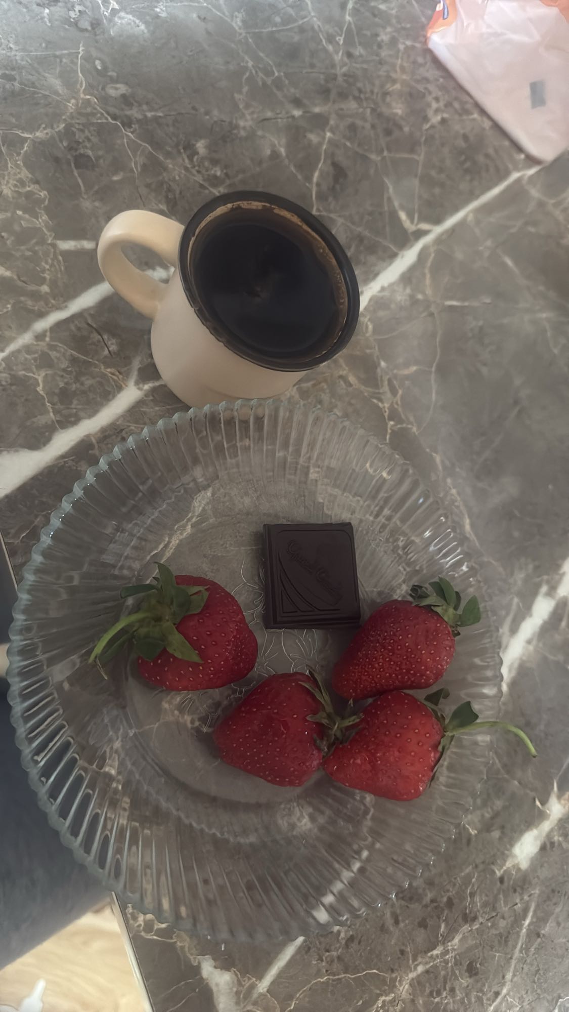 Coffee with Strawberries