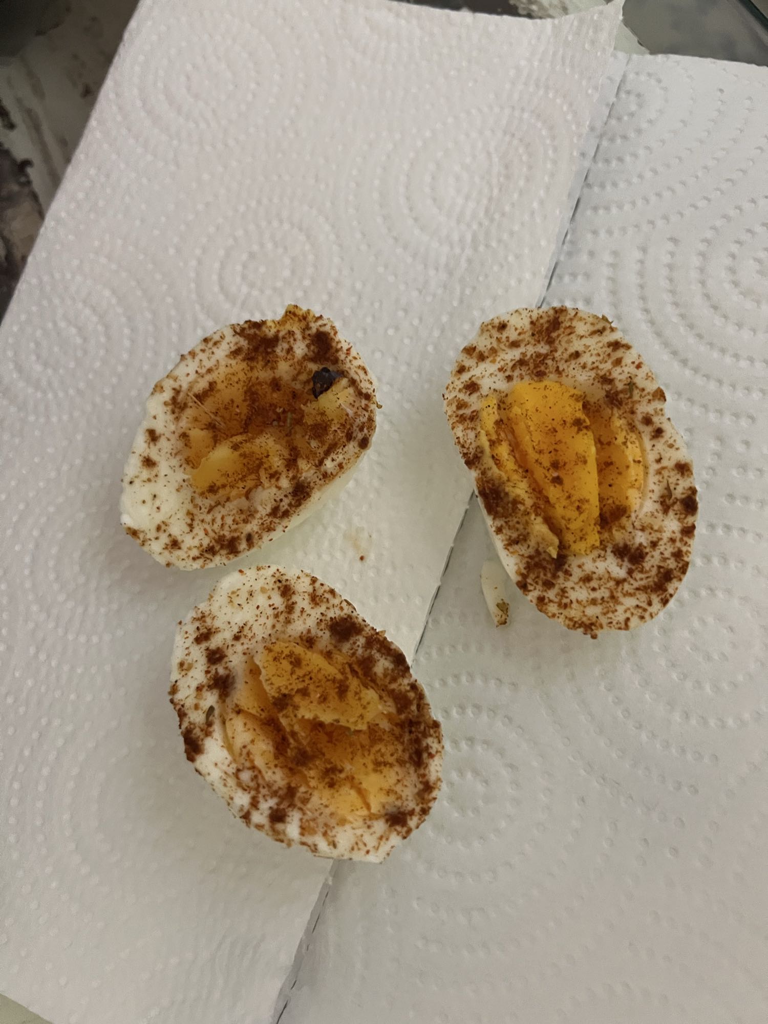Boiled Egg Halves