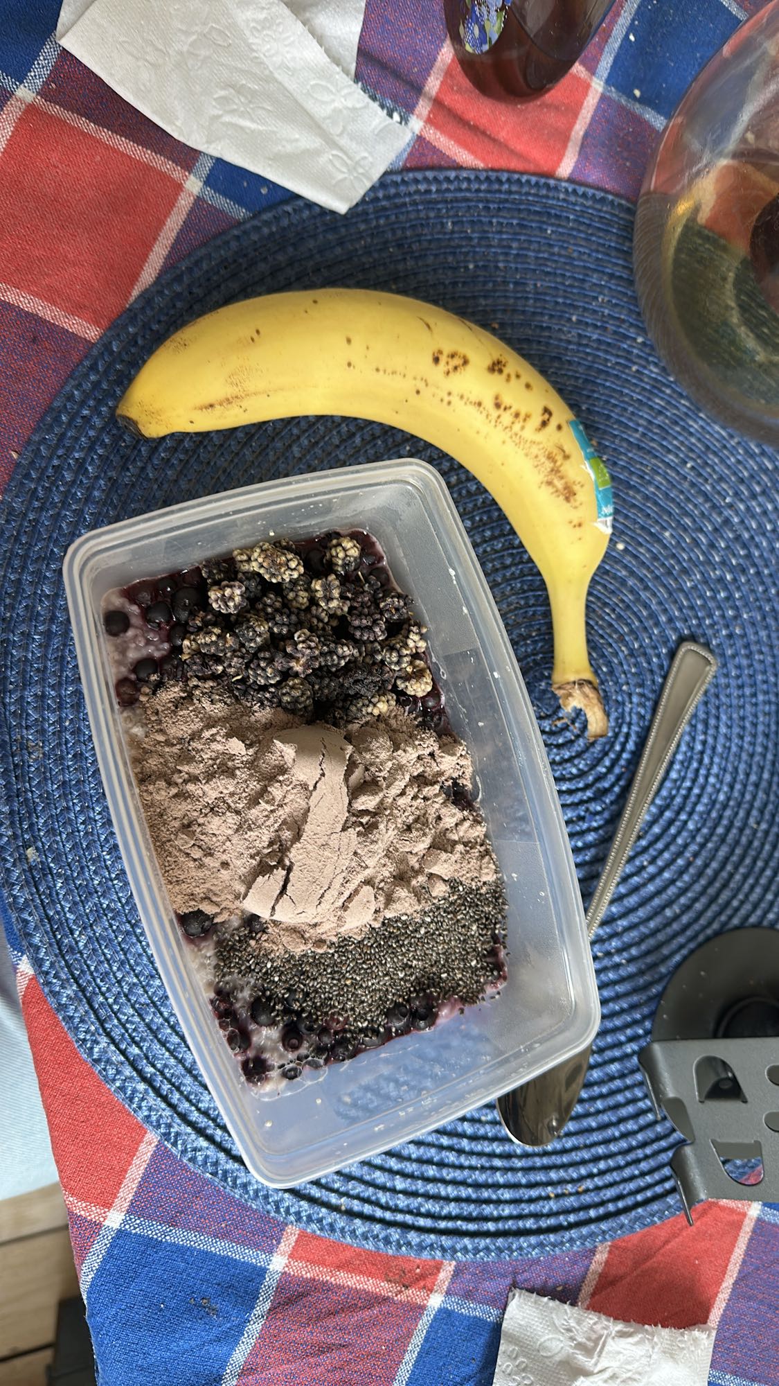 Banan med bärgröt