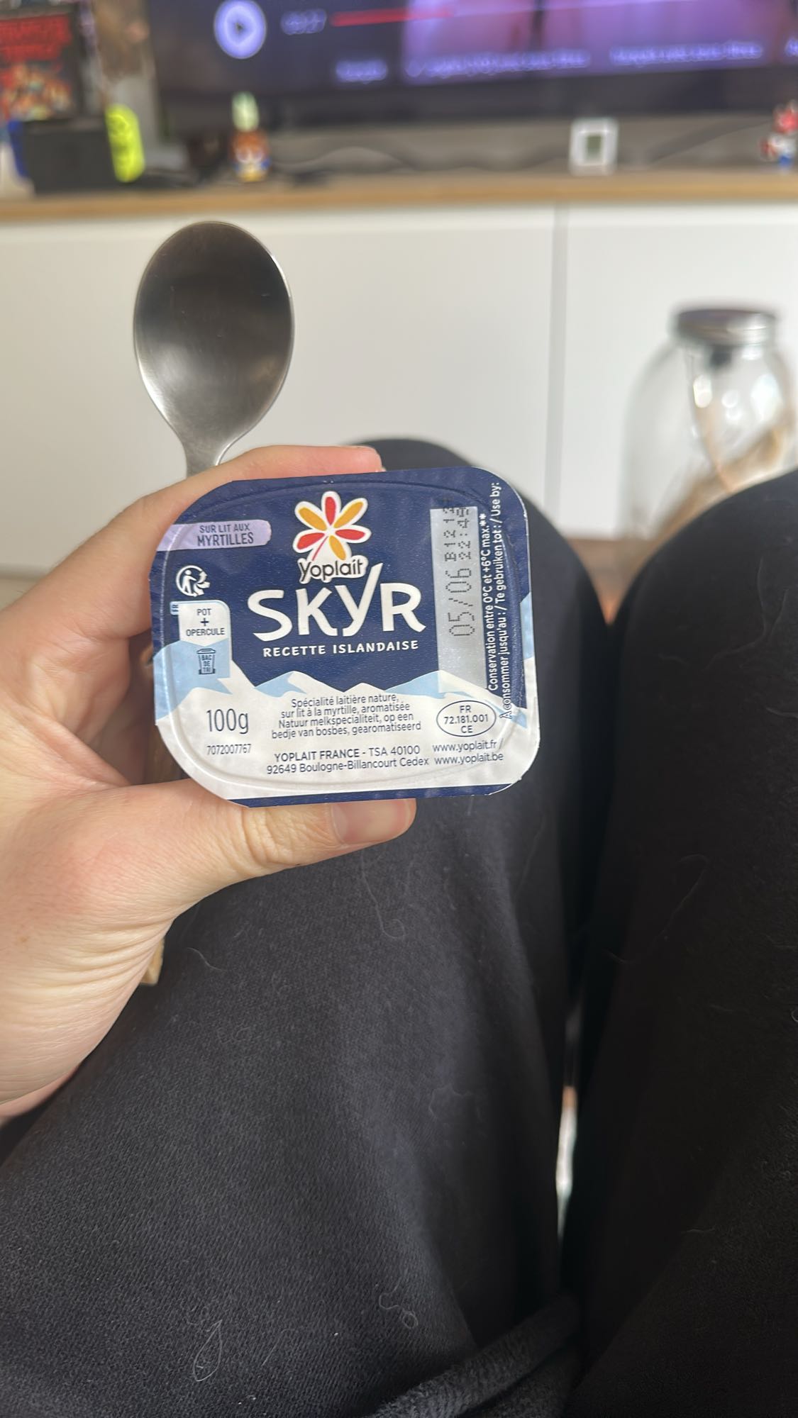 Skyr aux myrtilles