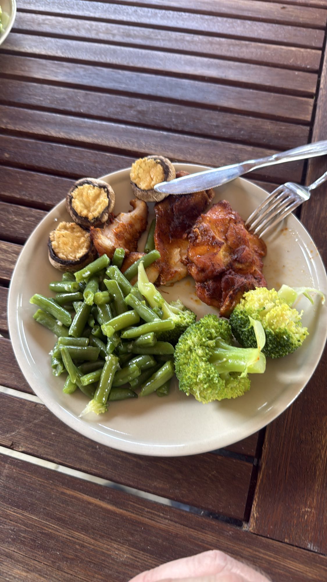 Chicken Veg Plate